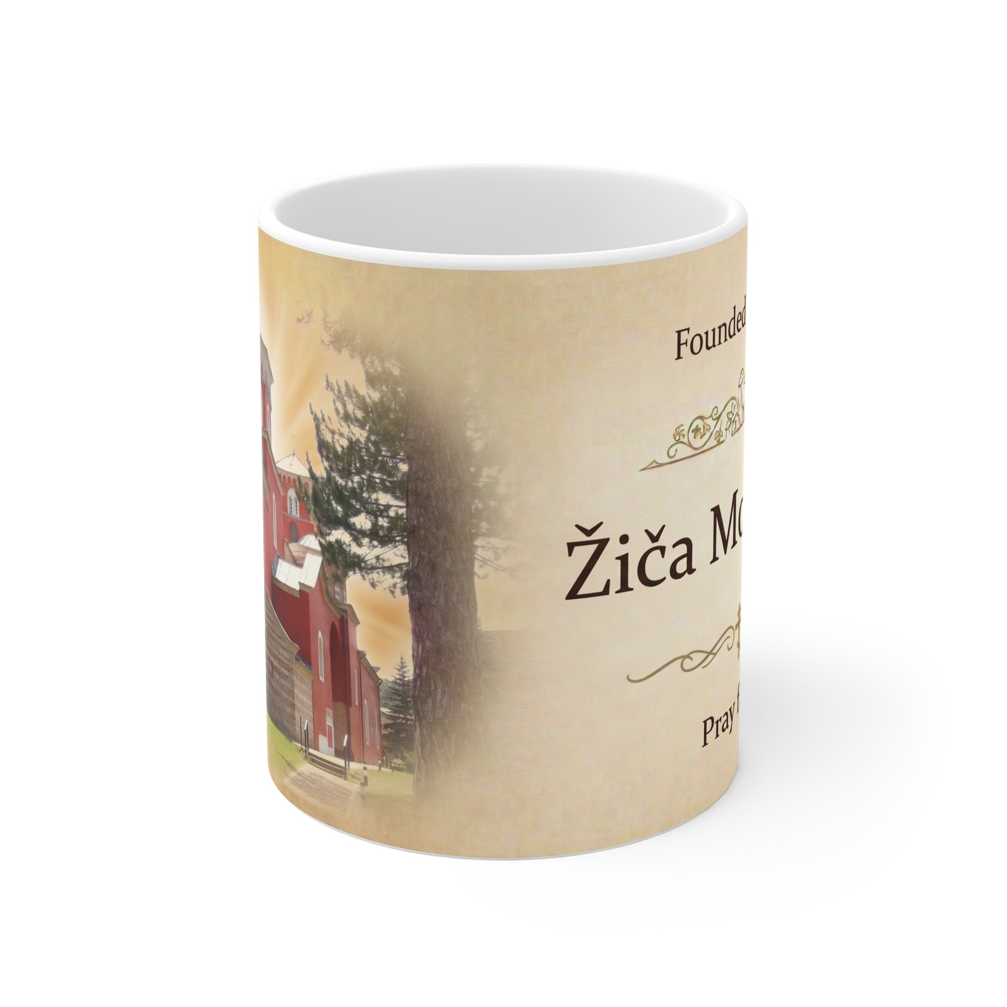 Zica Monastery Orthodox Christian Coffee Mug — Orthodox Coffee Mug