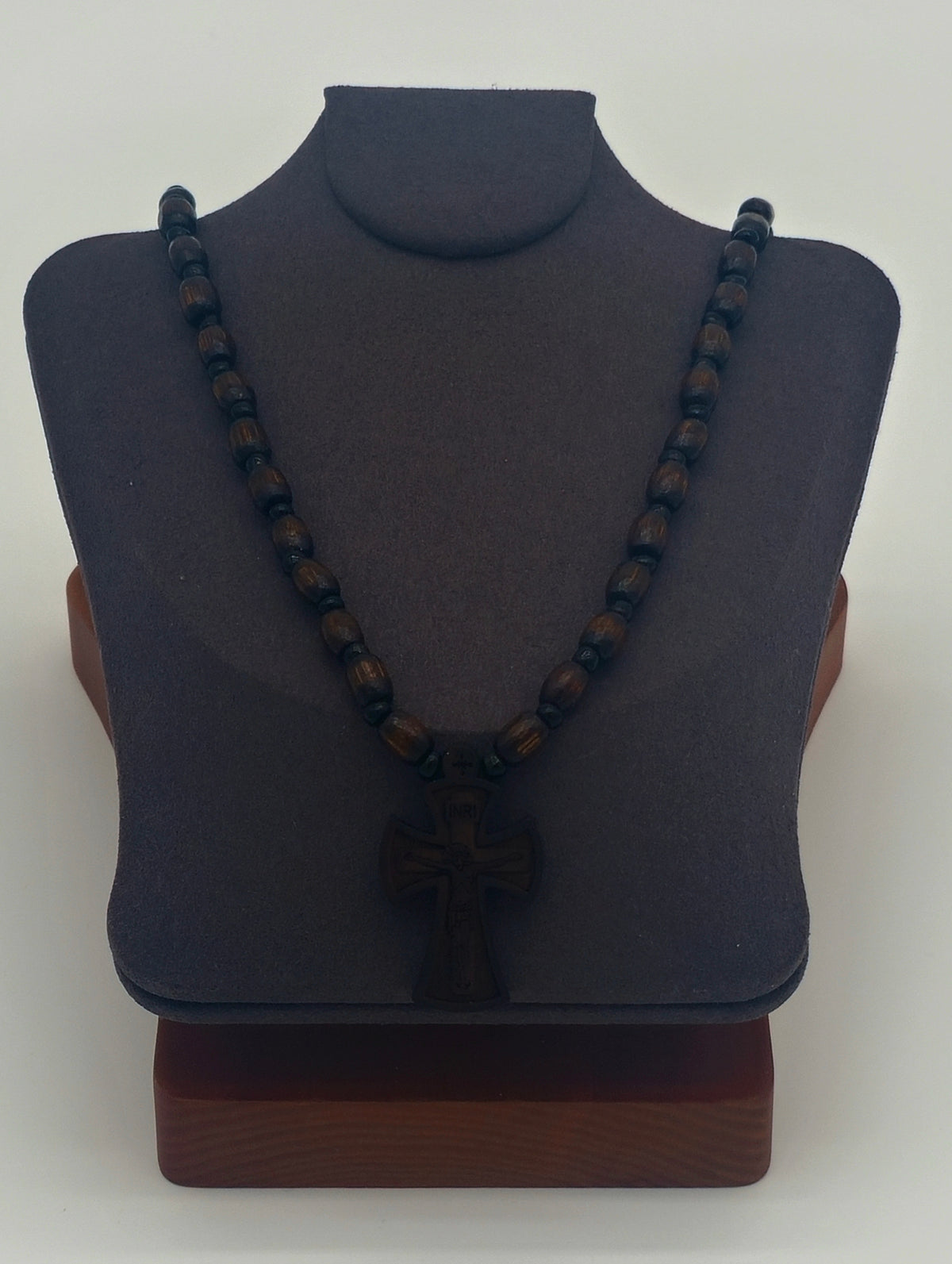 Black Brown Bead Necklace — Orthodox Monastic Collection, image 2 of 2