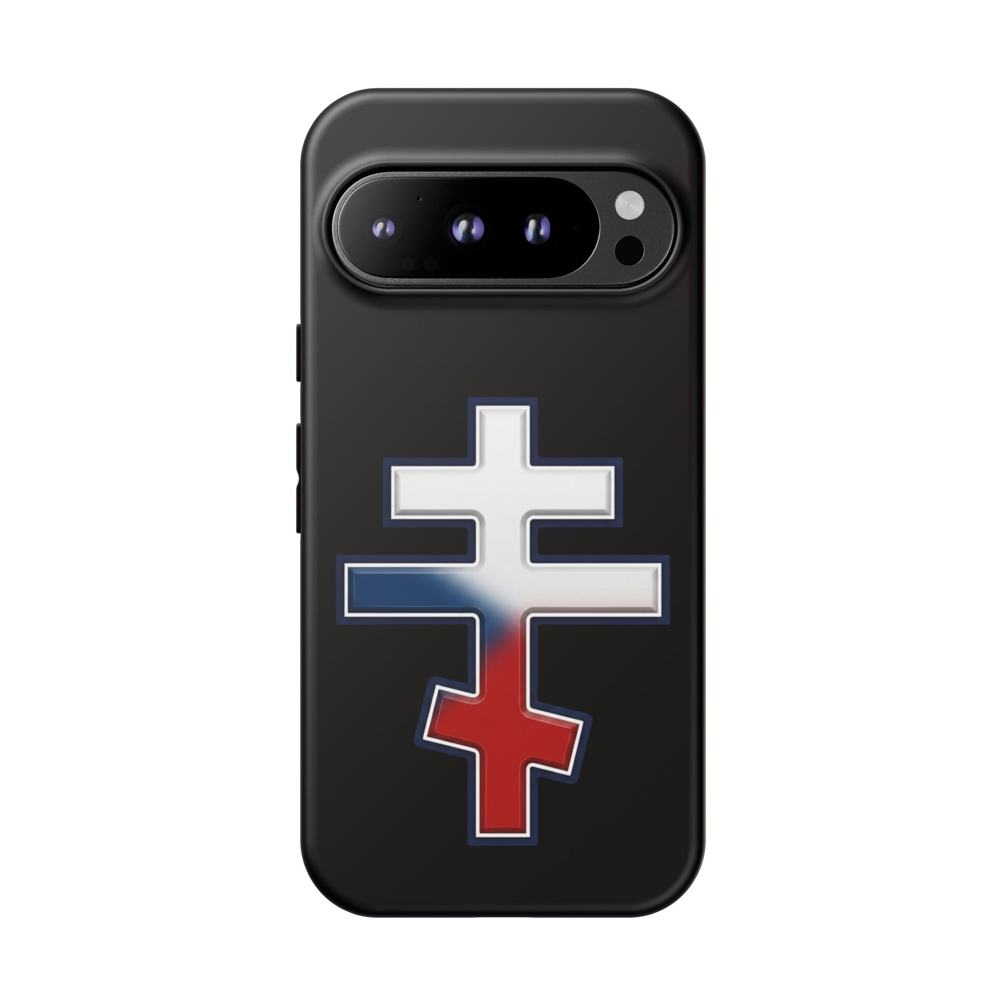 Czech Orthodox Cross design on a matte phone case — additional view 2