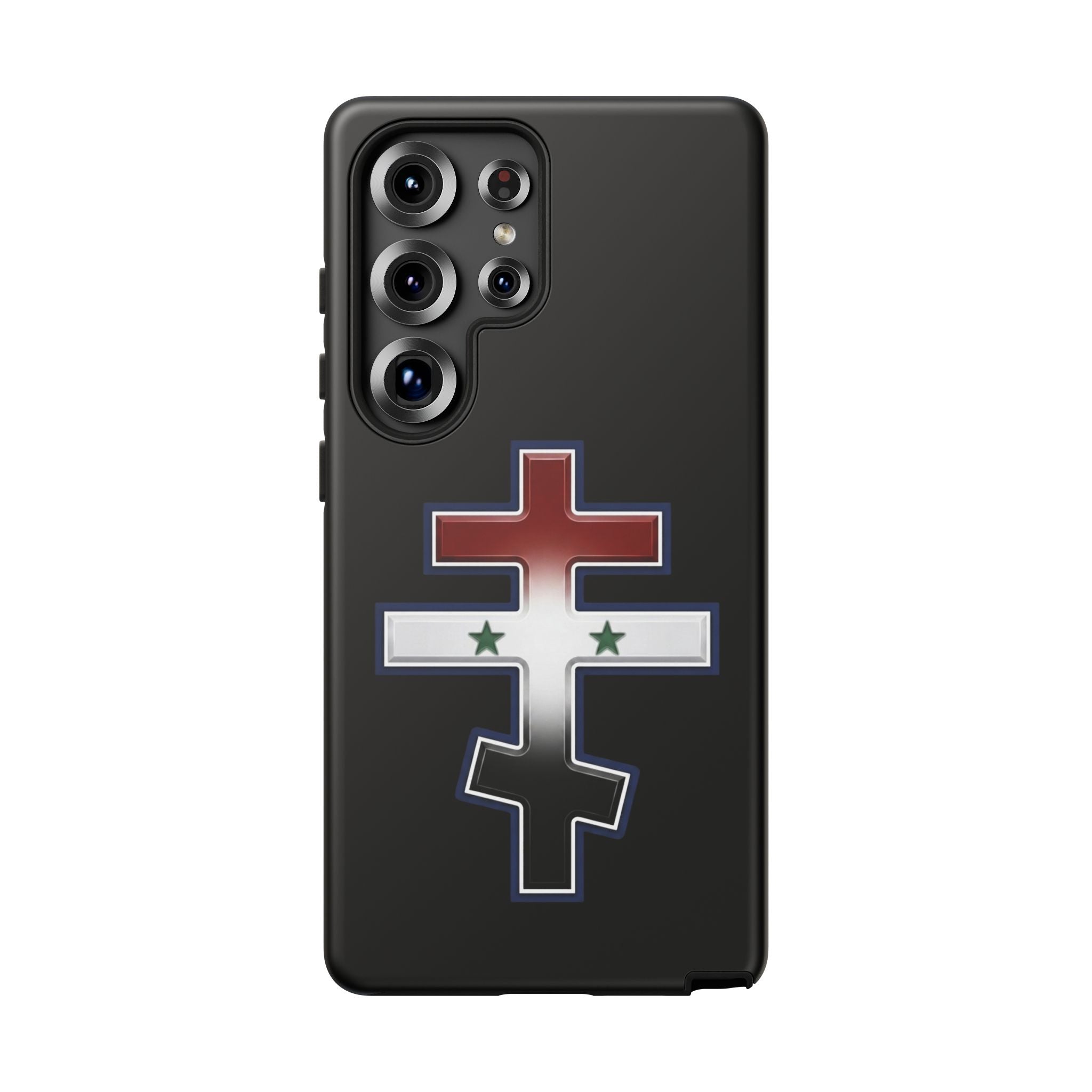Syrian Orthodox Cross design on a matte phone case — additional view 3