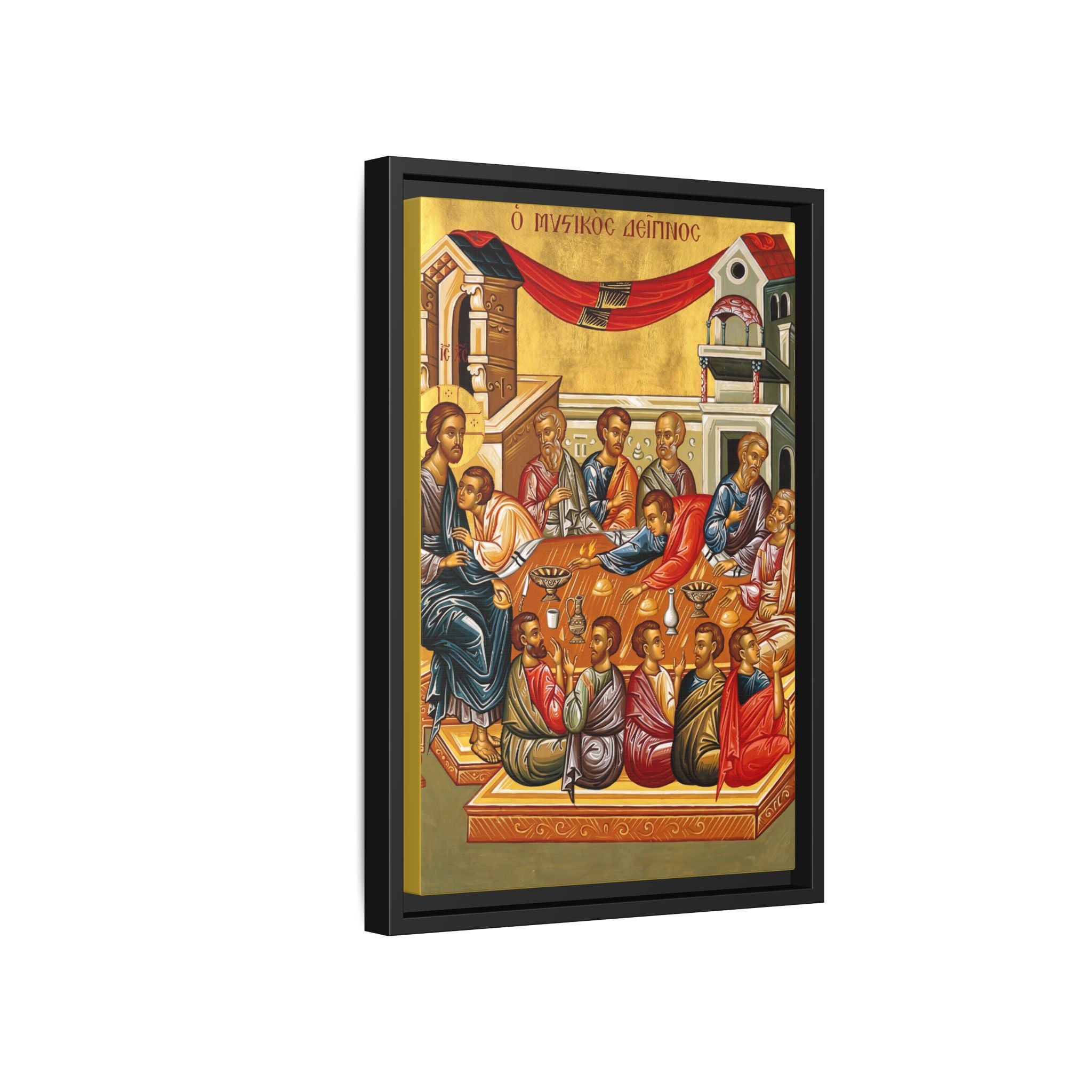 The Mystical Supper Framed Canvas Icon