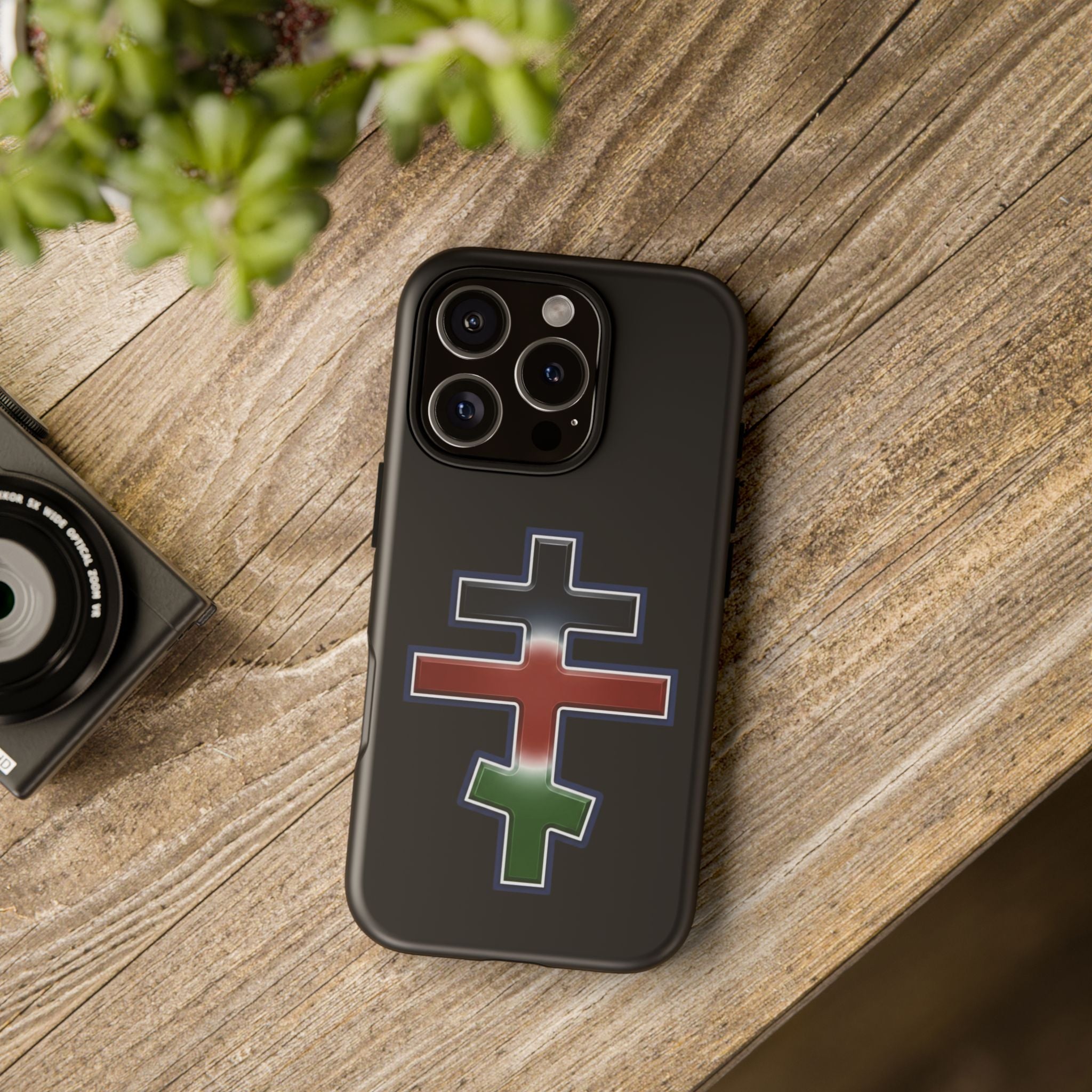 Kenyan Orthodox Cross design on a matte phone case — additional view 6
