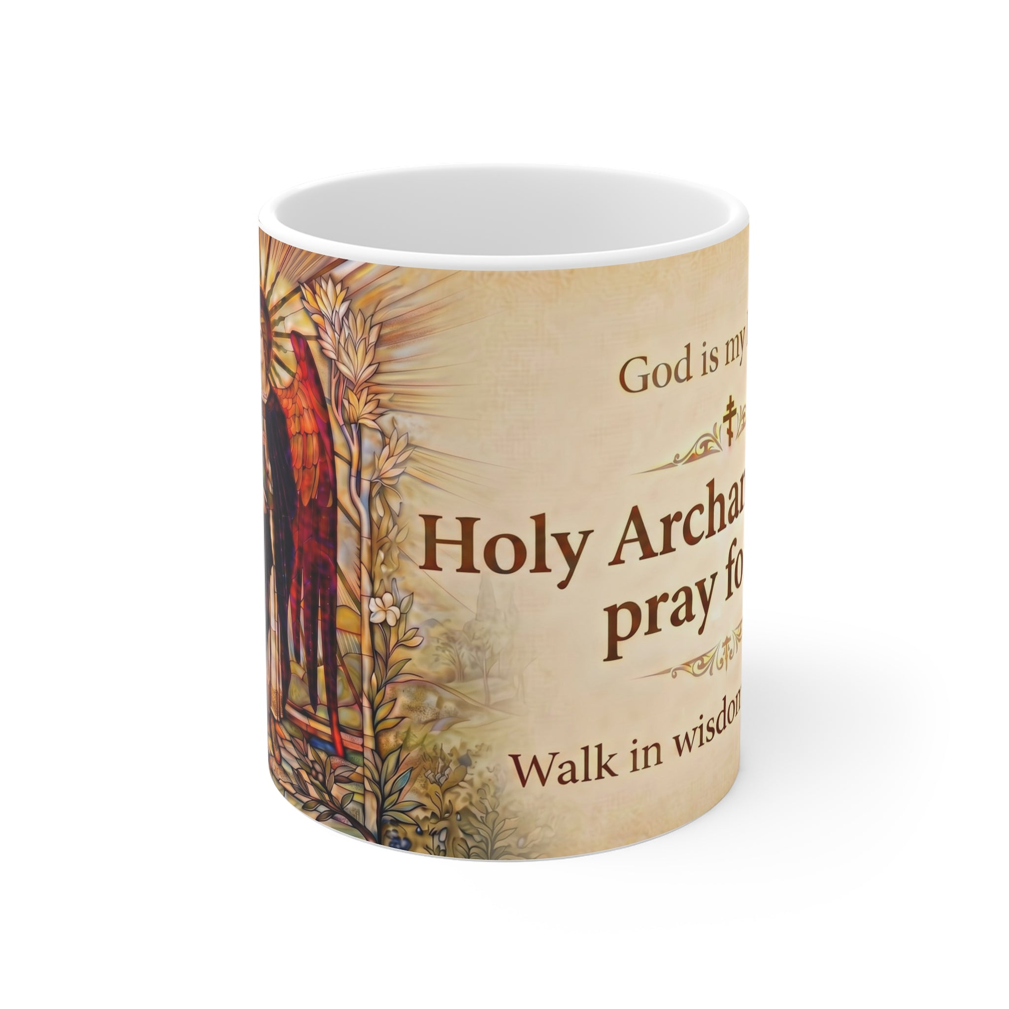 Archangel Uriel Orthodox Christian Coffee Mug — Orthodox Mug Gift