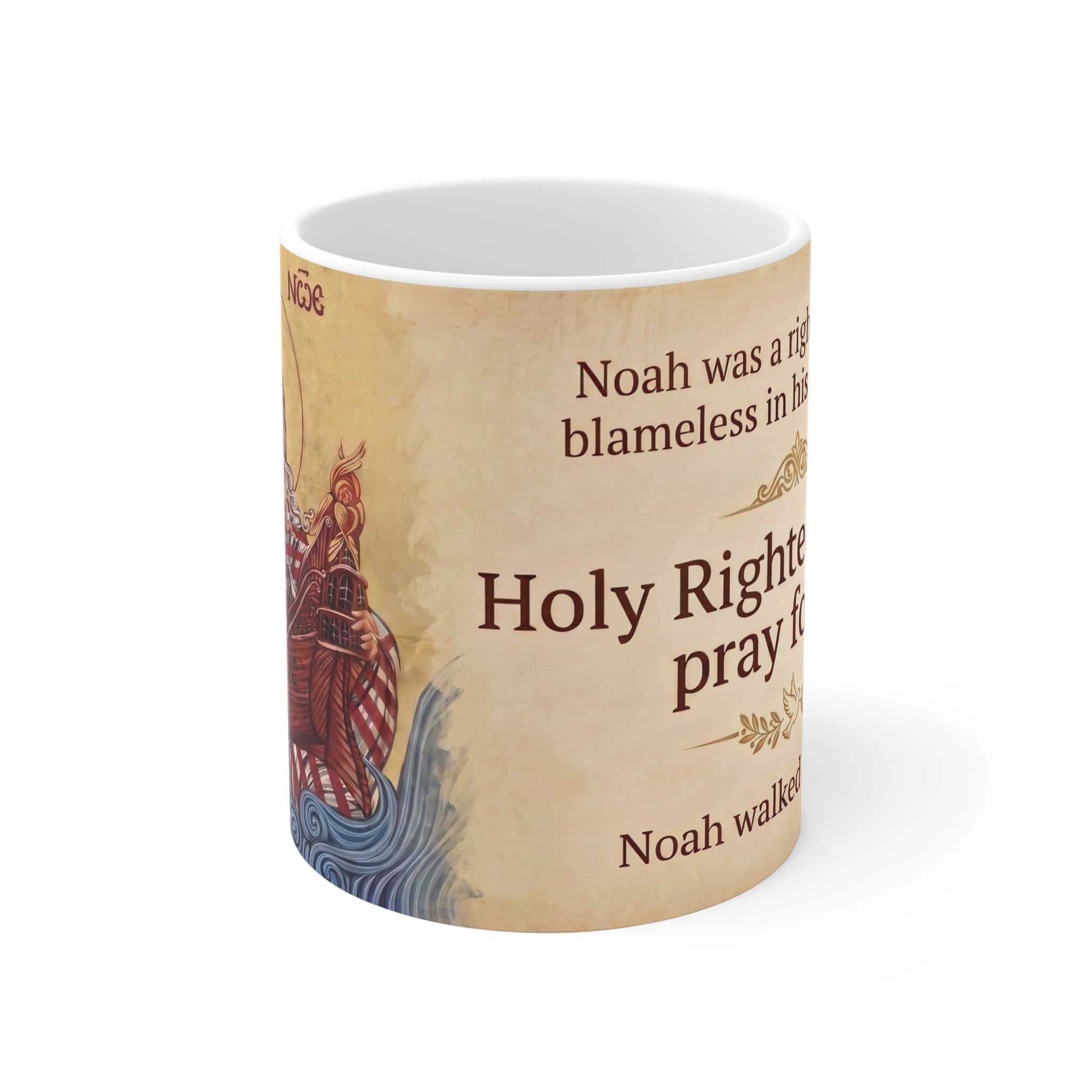 Saint Noah the Righteous White Coffee Mug
