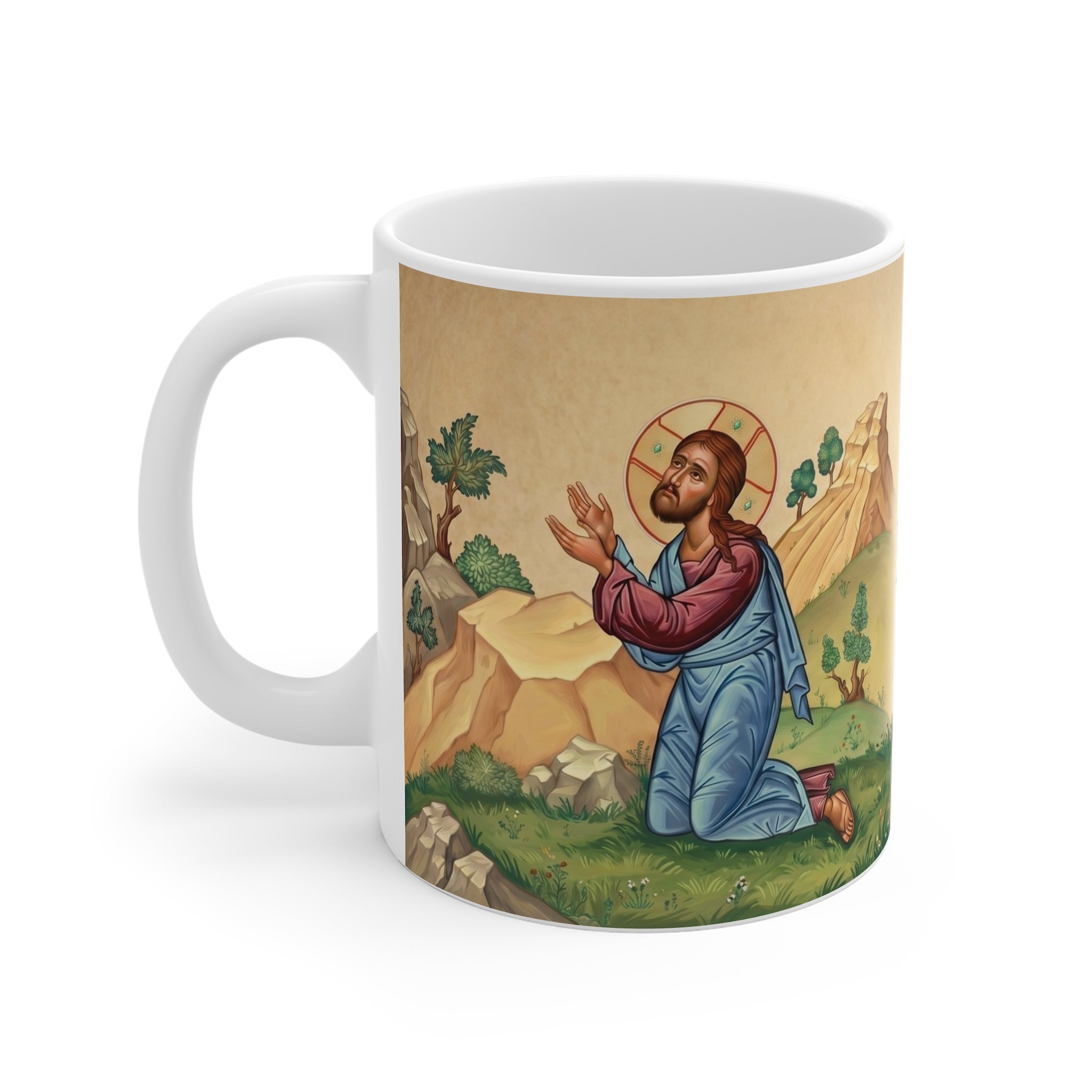 Lord Jesus Christ Prayer Orthodox Christian Coffee Mug — Orthodox Christian Gift