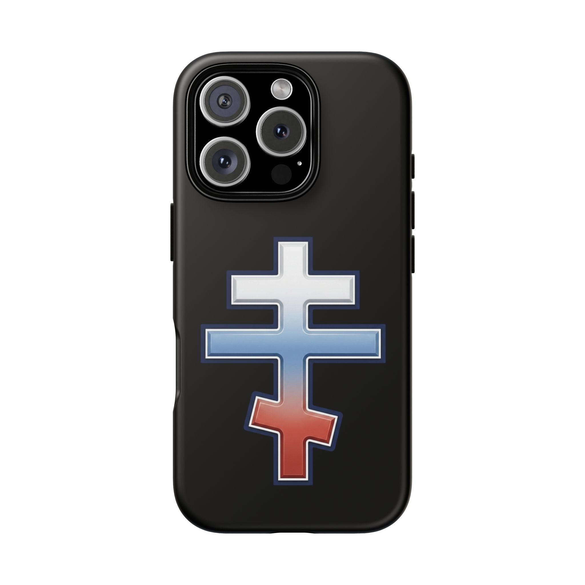 Slovak Orthodox Cross design on a matte phone case