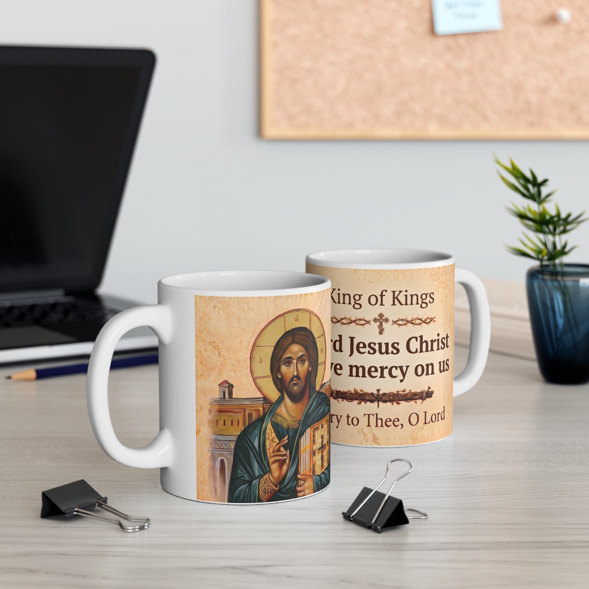 Christ the Pantocrator Orthodox Christian Coffee Mug — Christian Gift Idea