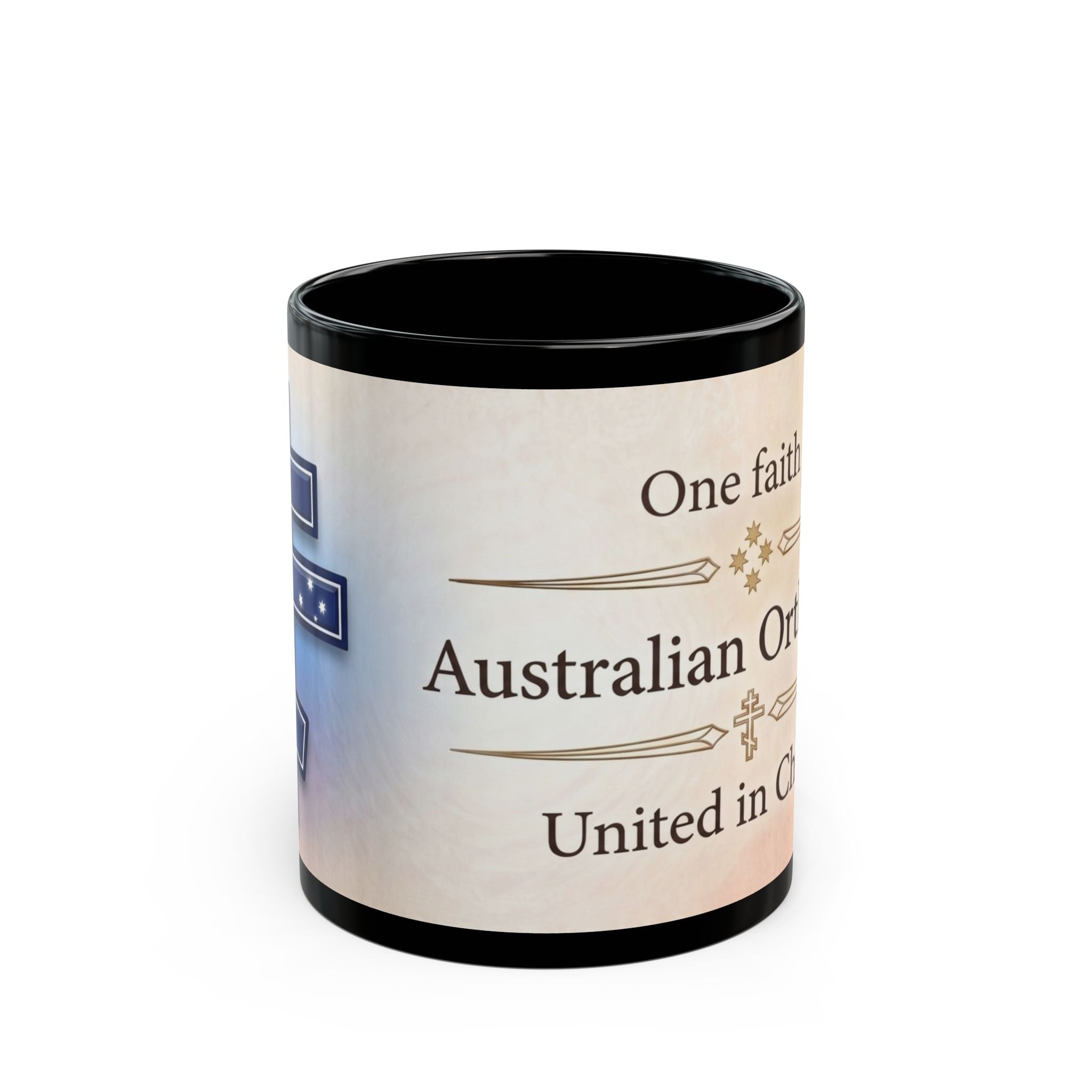 Australian Orthodox Christian Black Coffee Mug — Orthodox Christian Mug