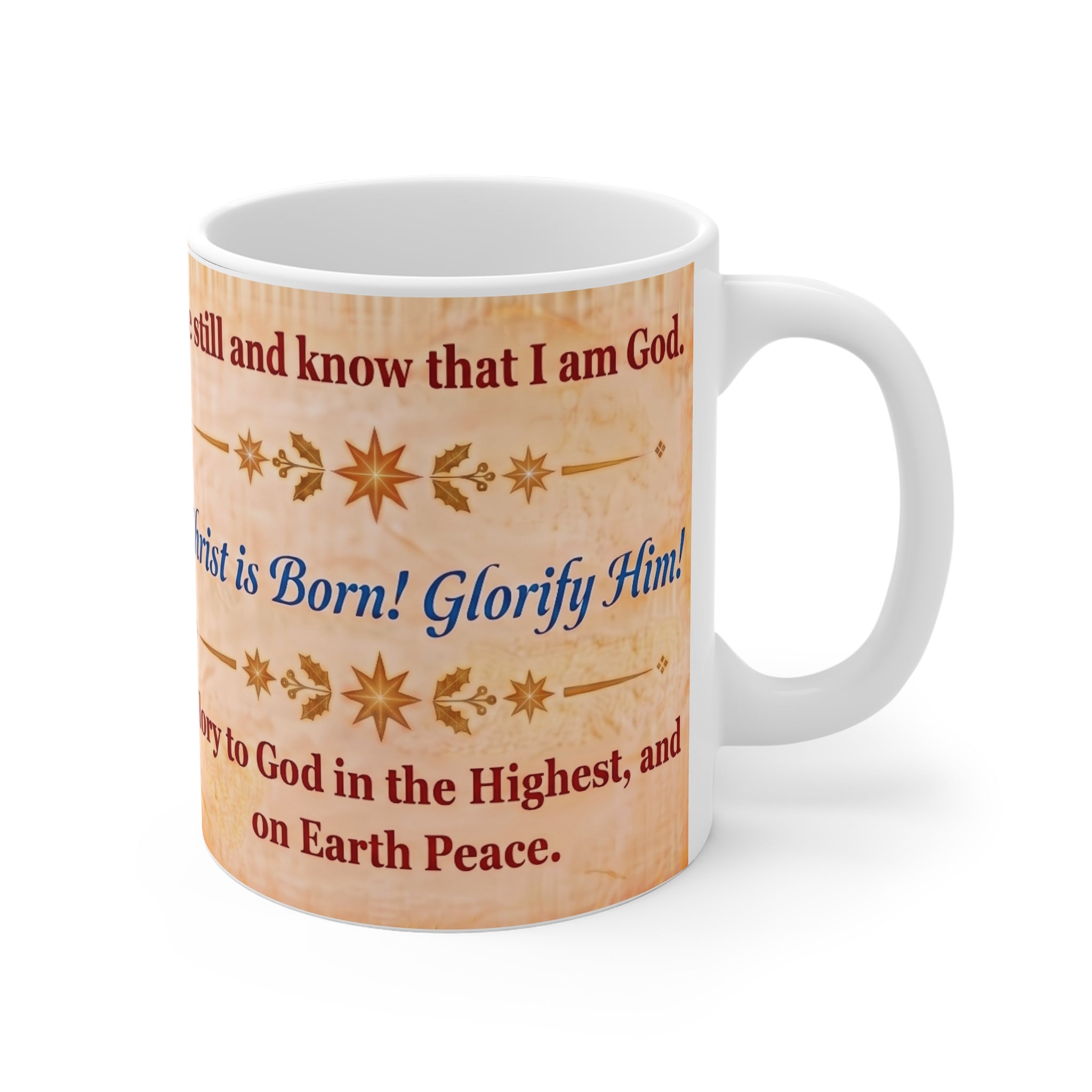 Nativity of Christ Orthodox Christian Coffee Mug — Orthodox Christian Mug