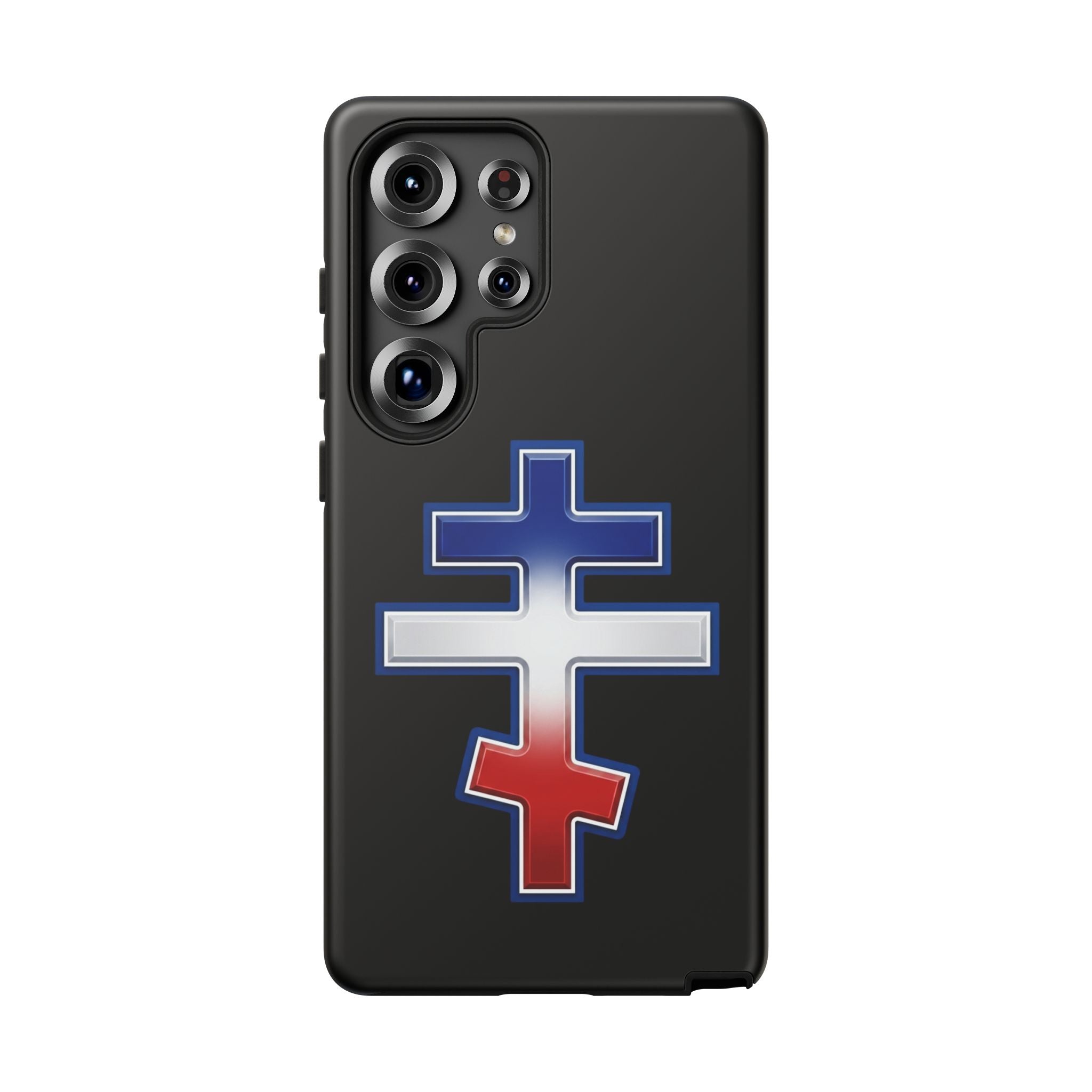 French Orthodox Cross design on a matte phone case — additional view 3