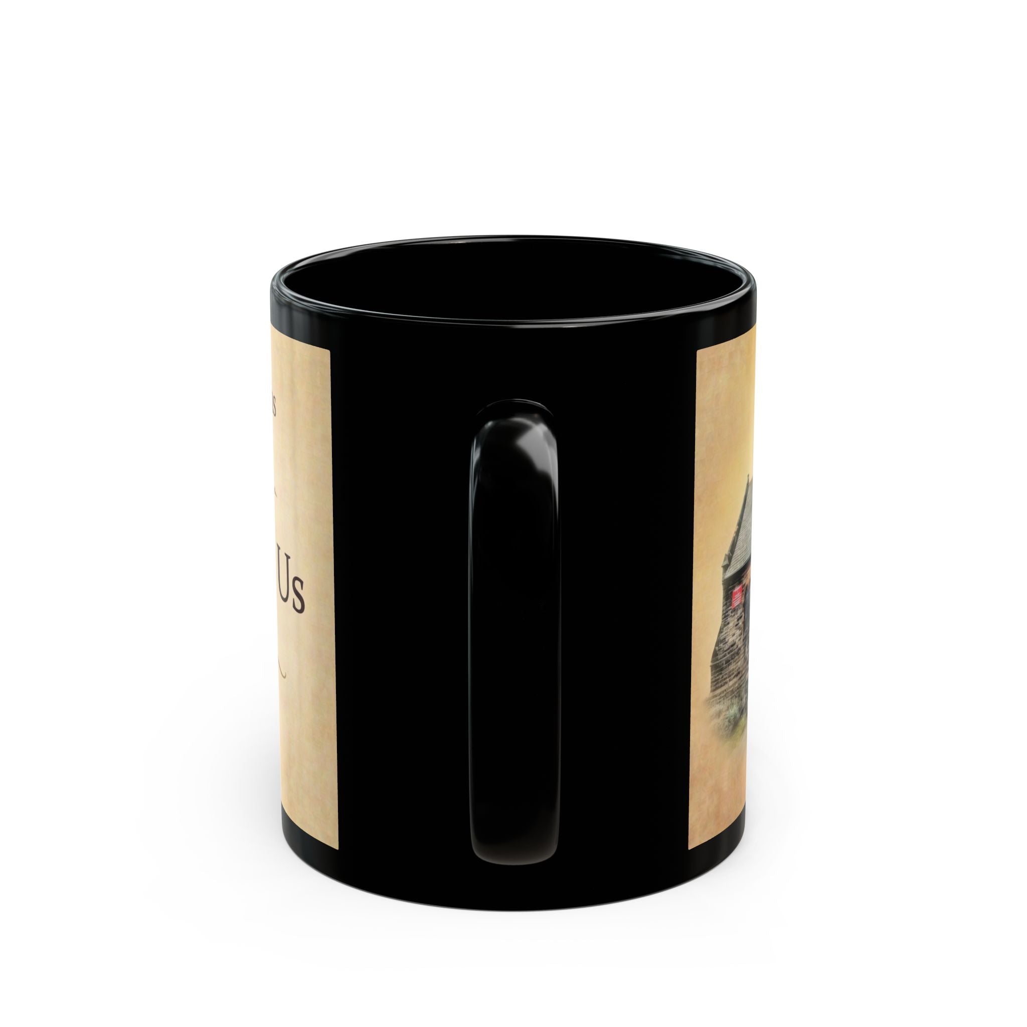 Saint Elizabeth Church Wallasey Orthodox Christian Black Coffee Mug — Orthodox Faith Gift