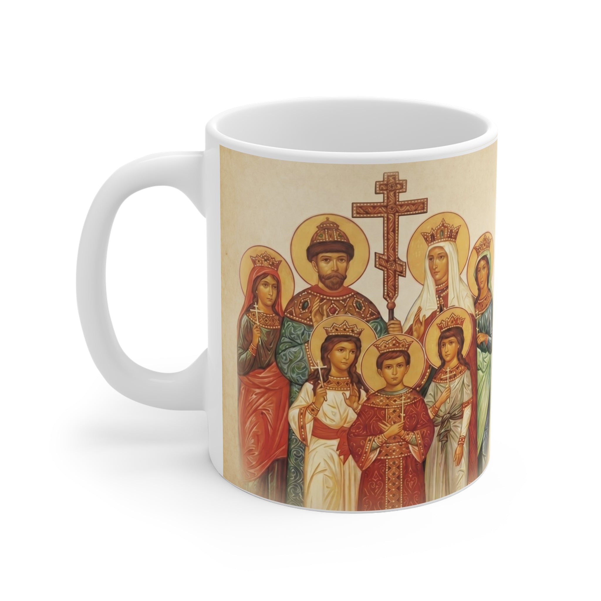Holy Royal Martyrs Family Orthodox Christian Coffee Mug — Orthodox Christian Gift