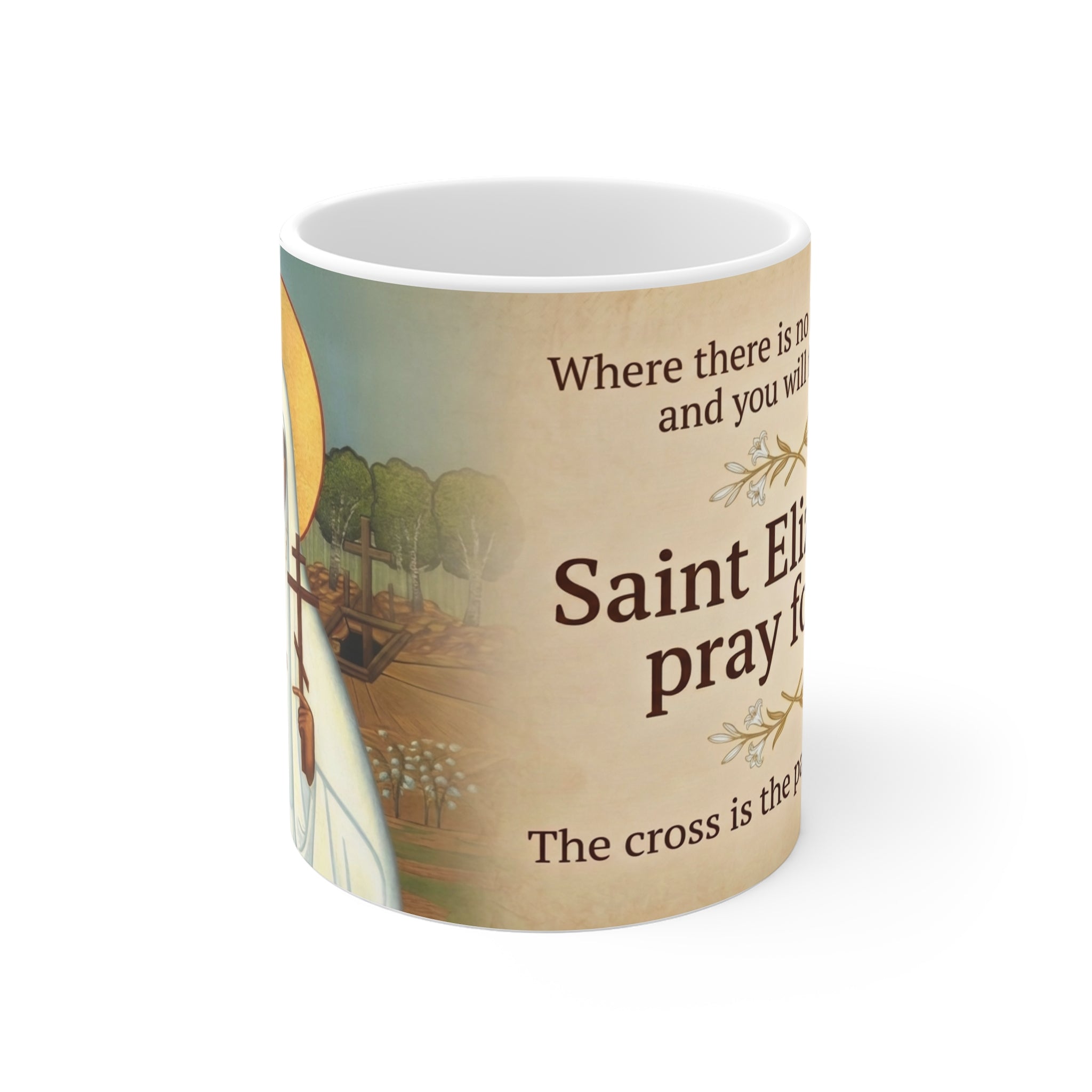New Martyr Elizabeth White Coffee Mug