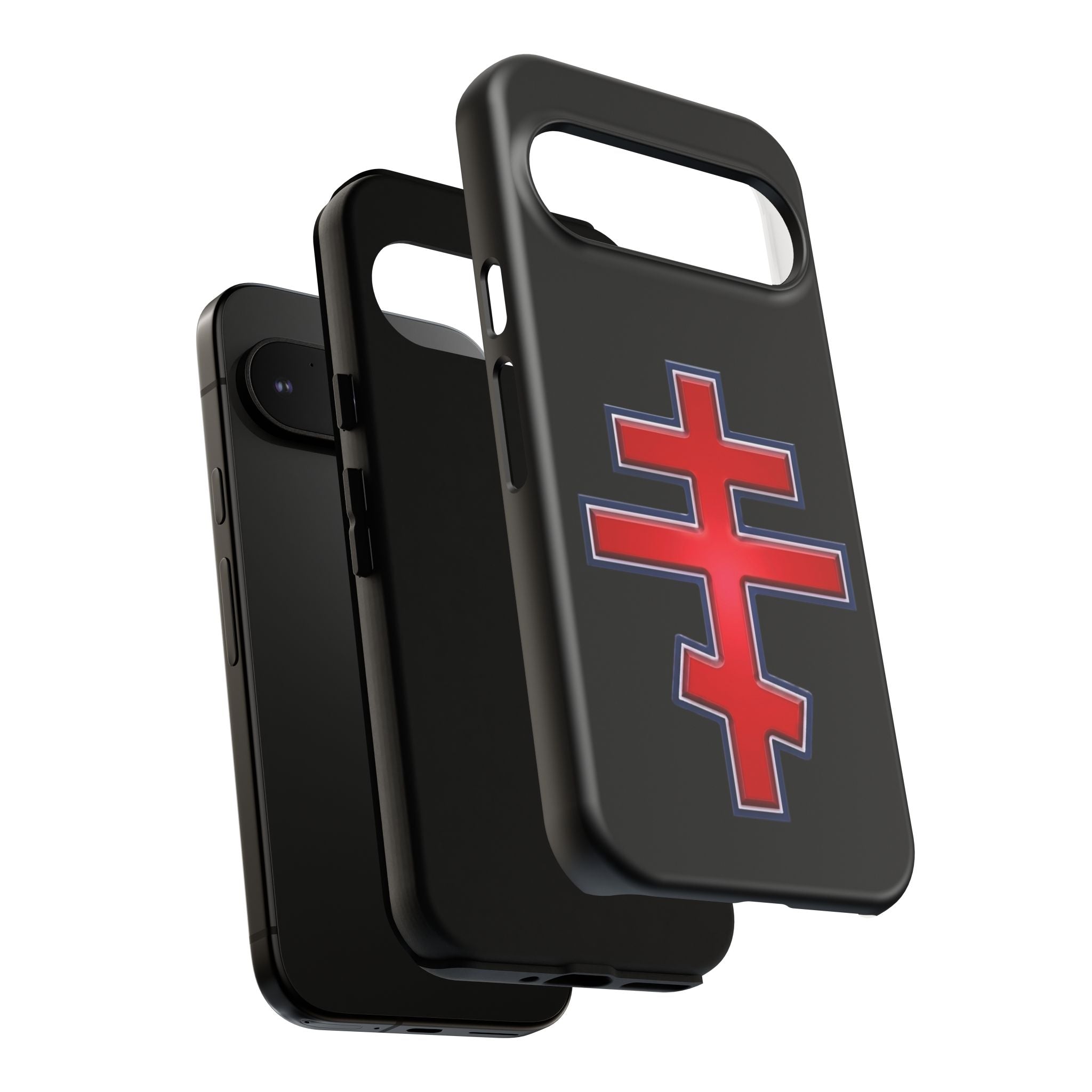 Montenegrin Orthodox Cross design on a matte phone case — additional view 8