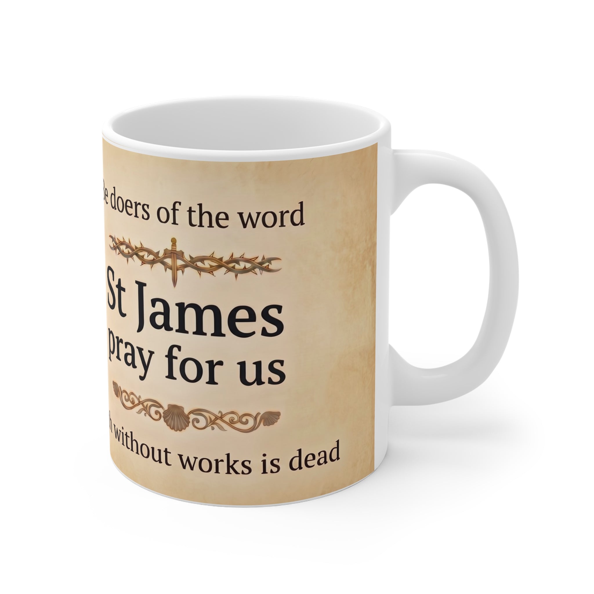 Saint James Son of Zebedee Orthodox Christian Coffee Mug — Orthodox Christian Mug