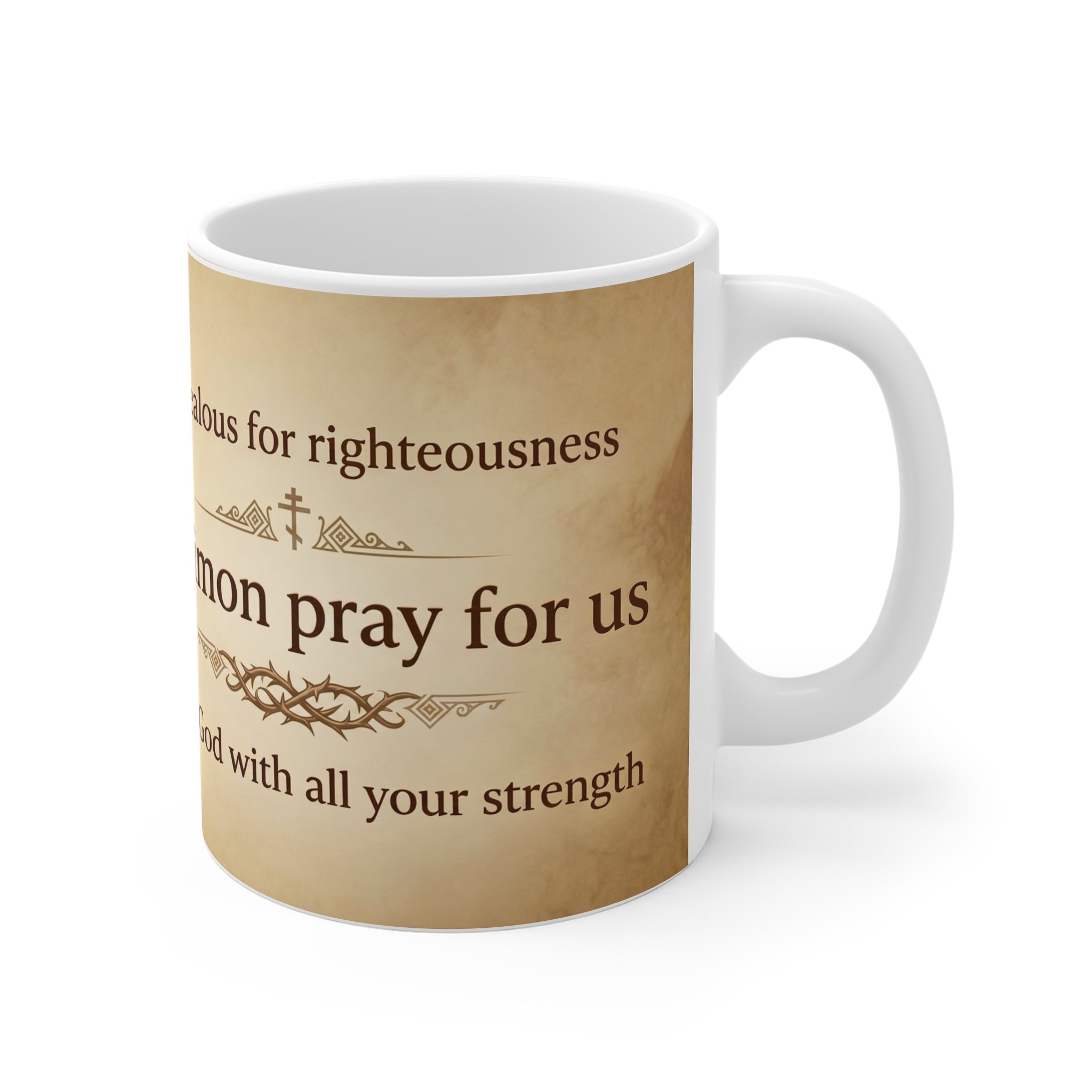 Saint Simon the Zealot Orthodox Christian Coffee Mug — Orthodox Christian Mug