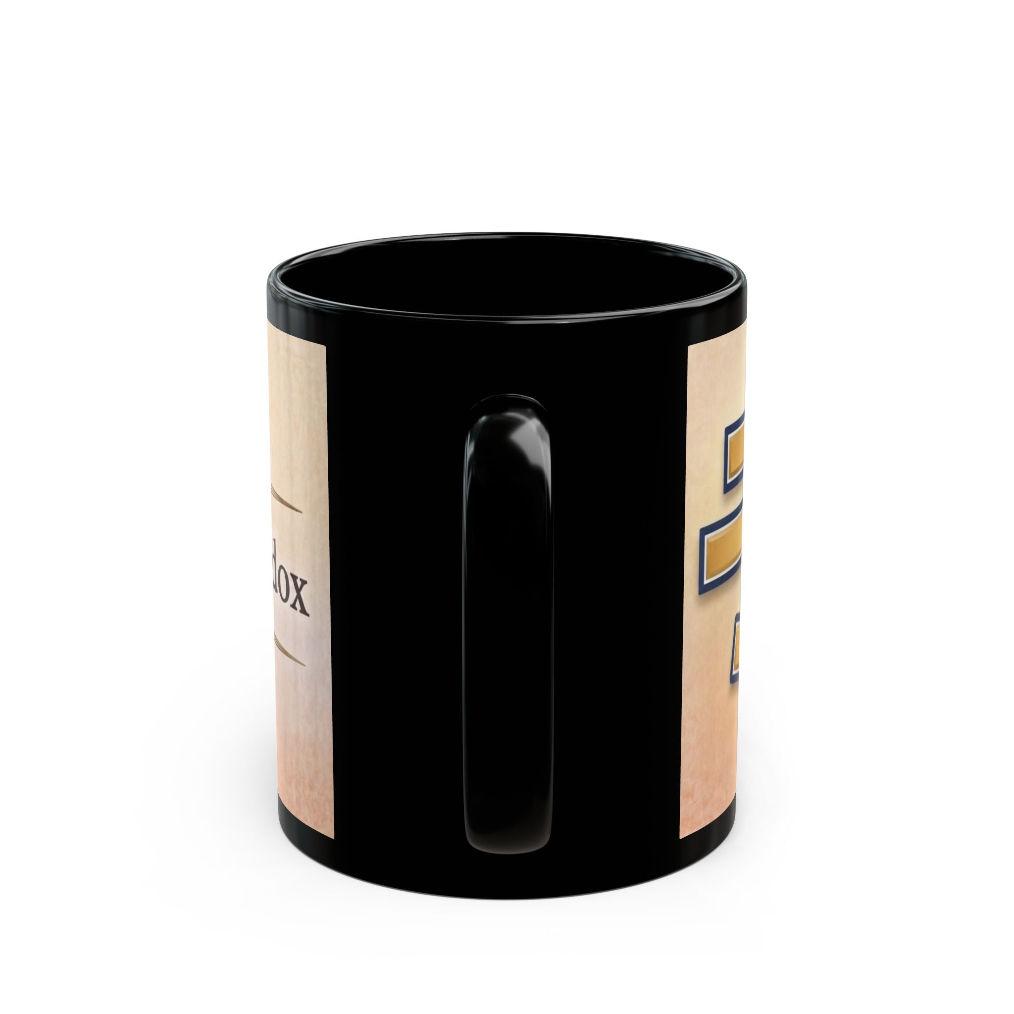 Cypriot Orthodox Christian Black Coffee Mug — Orthodox Faith Gift