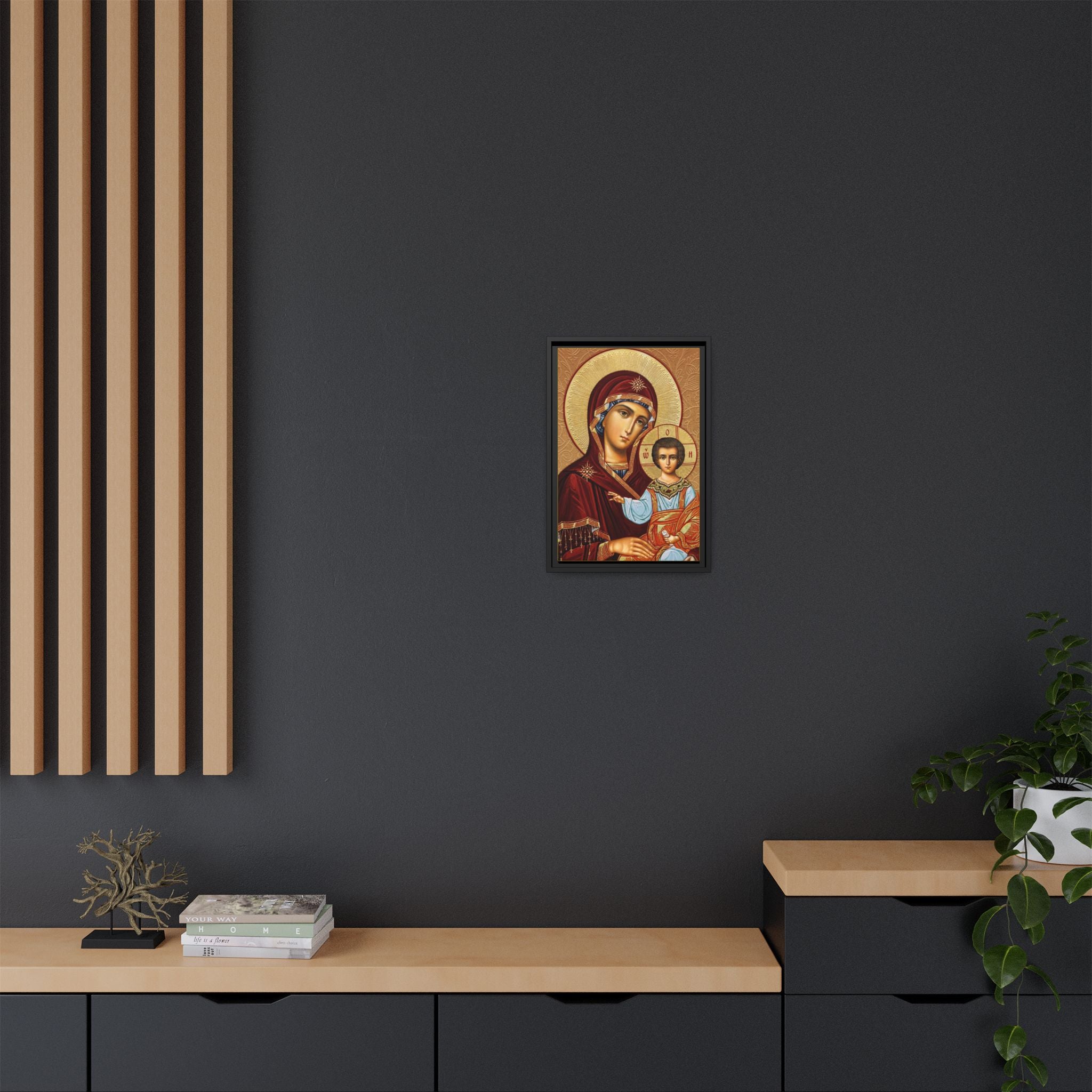 Theotokos of Kazan Framed Canvas Icon