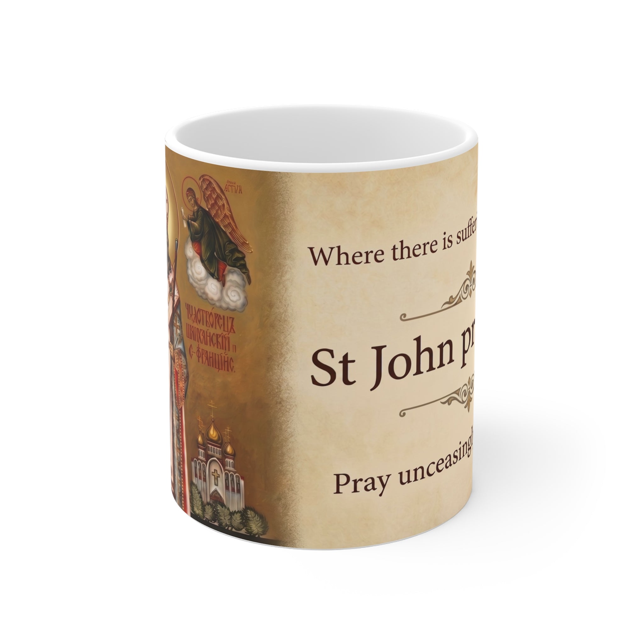 Saint John of Shanghai Orthodox Christian Coffee Mug — Orthodox Mug Gift