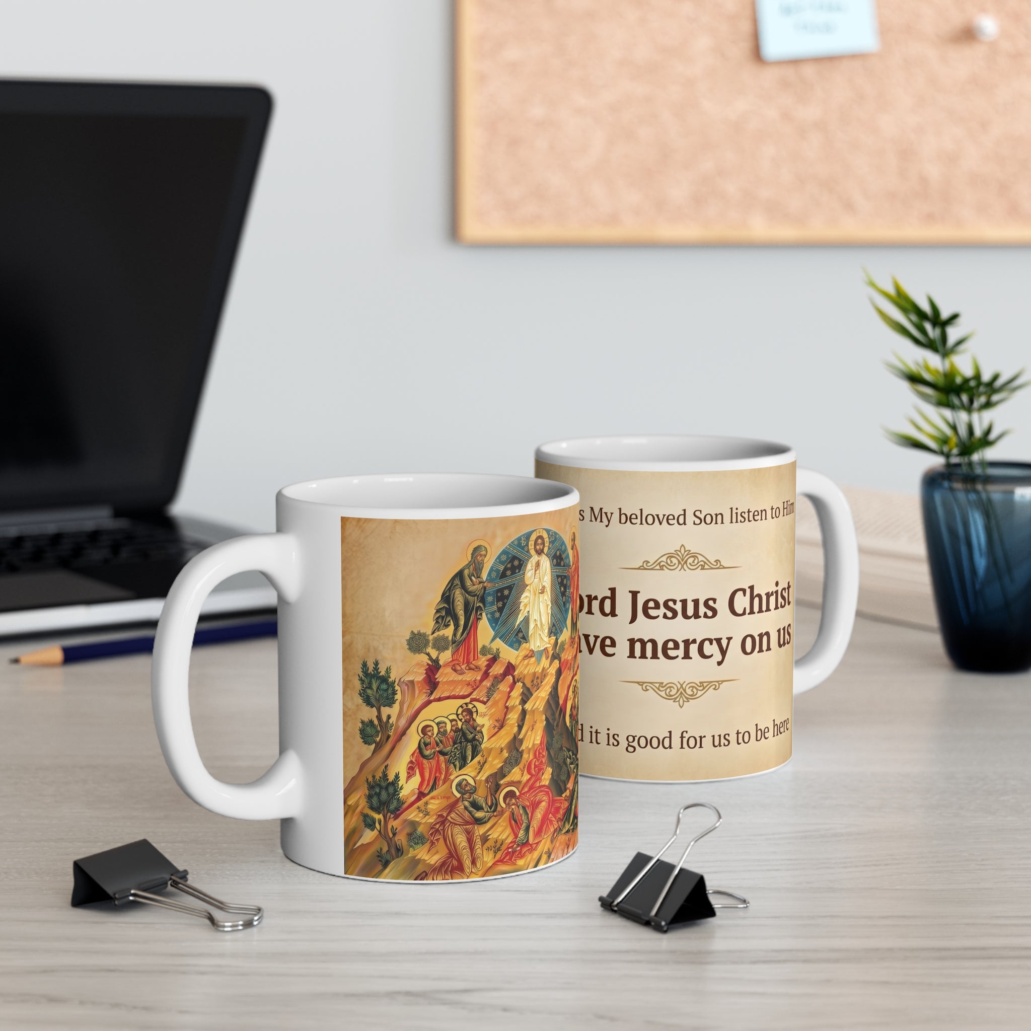 Transfiguration of Christ Orthodox Christian Coffee Mug — Christian Gift Idea