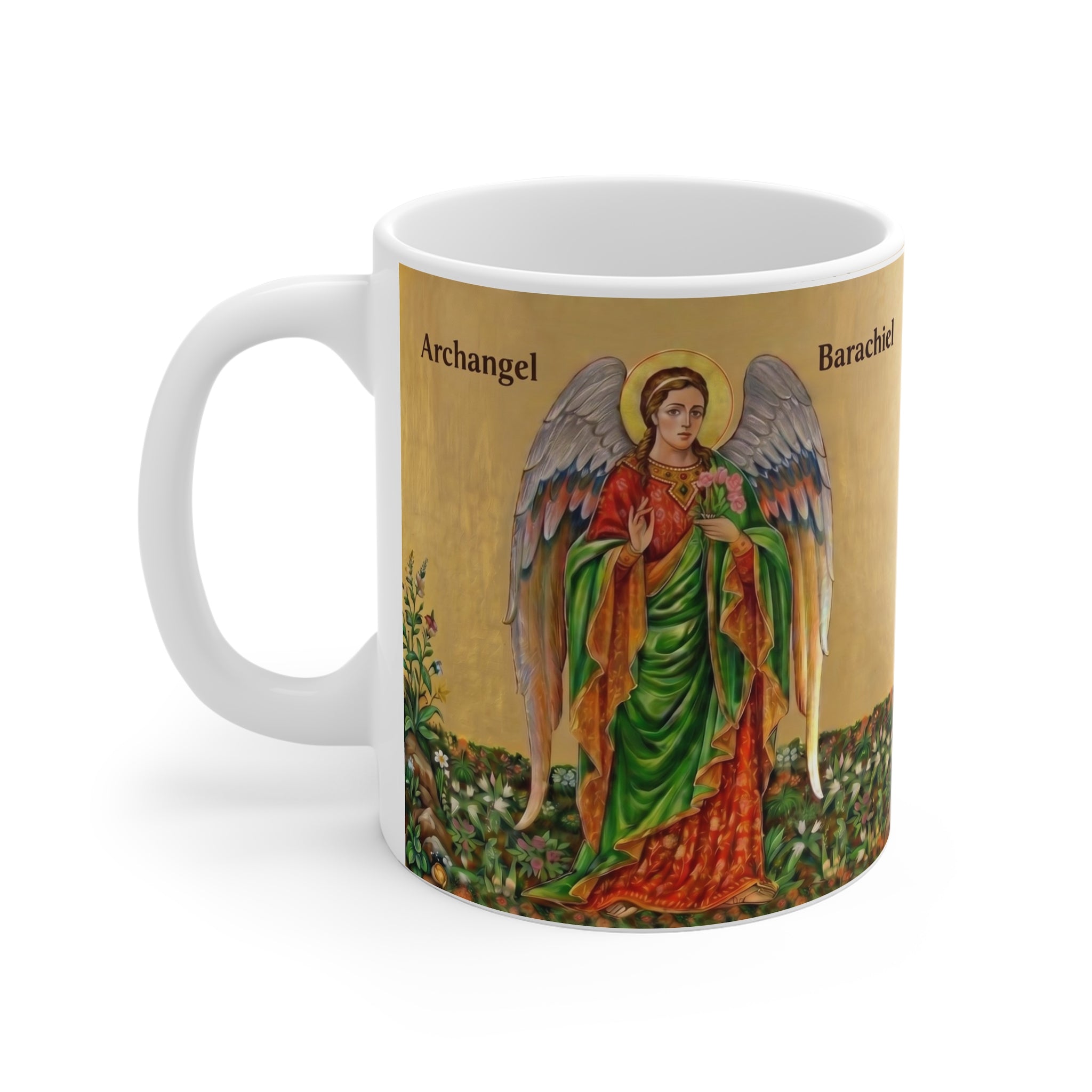 Archangel Barachiel Orthodox Christian Coffee Mug — Orthodox Christian Gift
