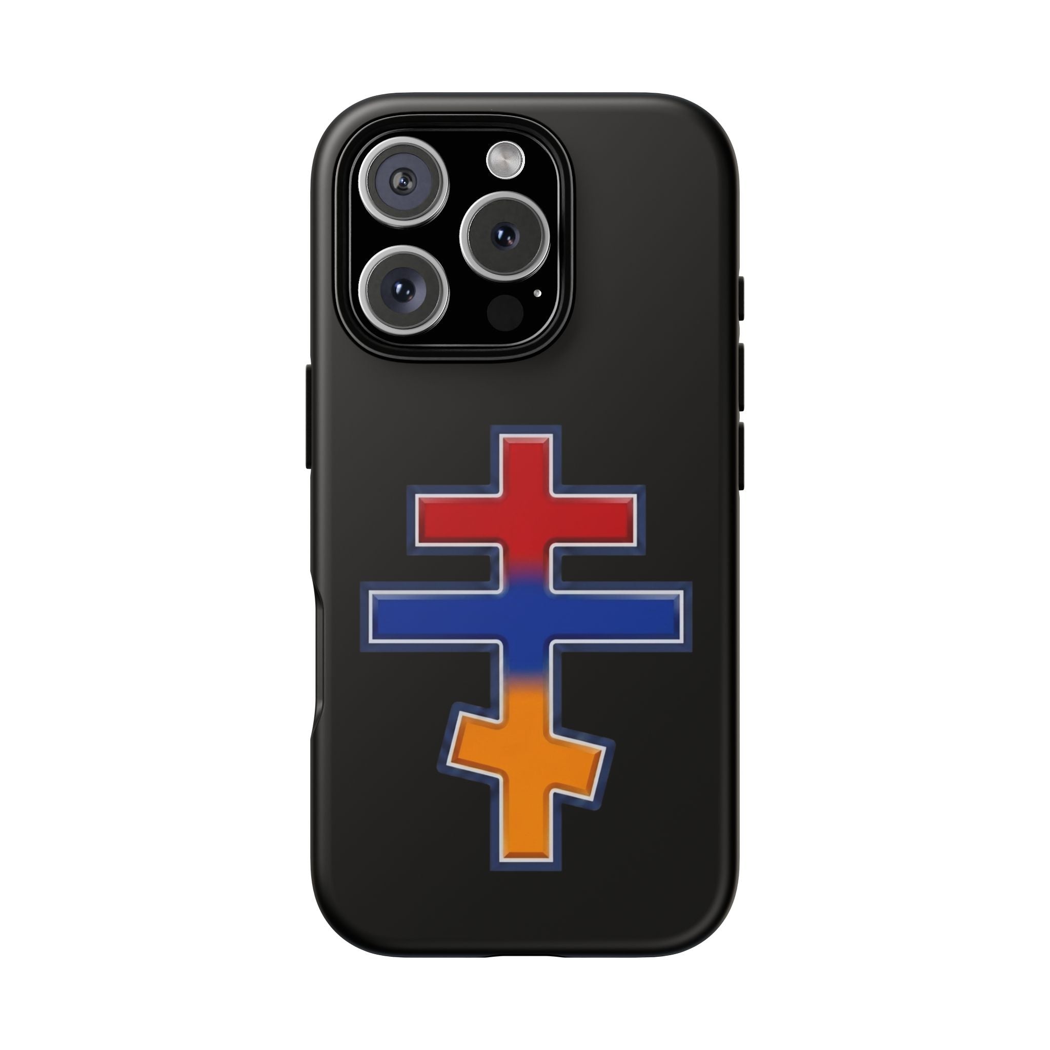 Armenian Orthodox Cross design on a matte phone case