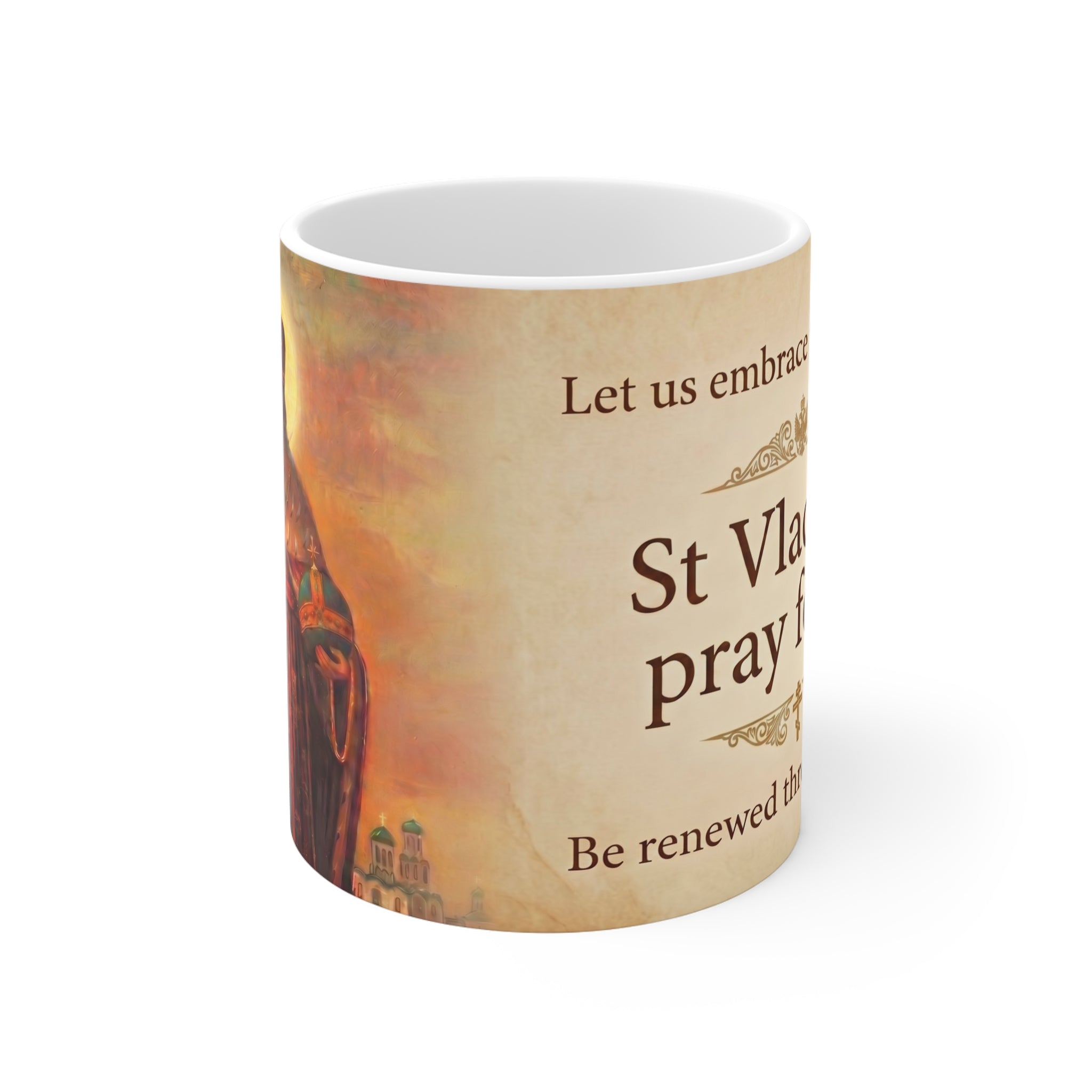 Saint Vladimir the Great Orthodox Christian Coffee Mug — Orthodox Mug Gift