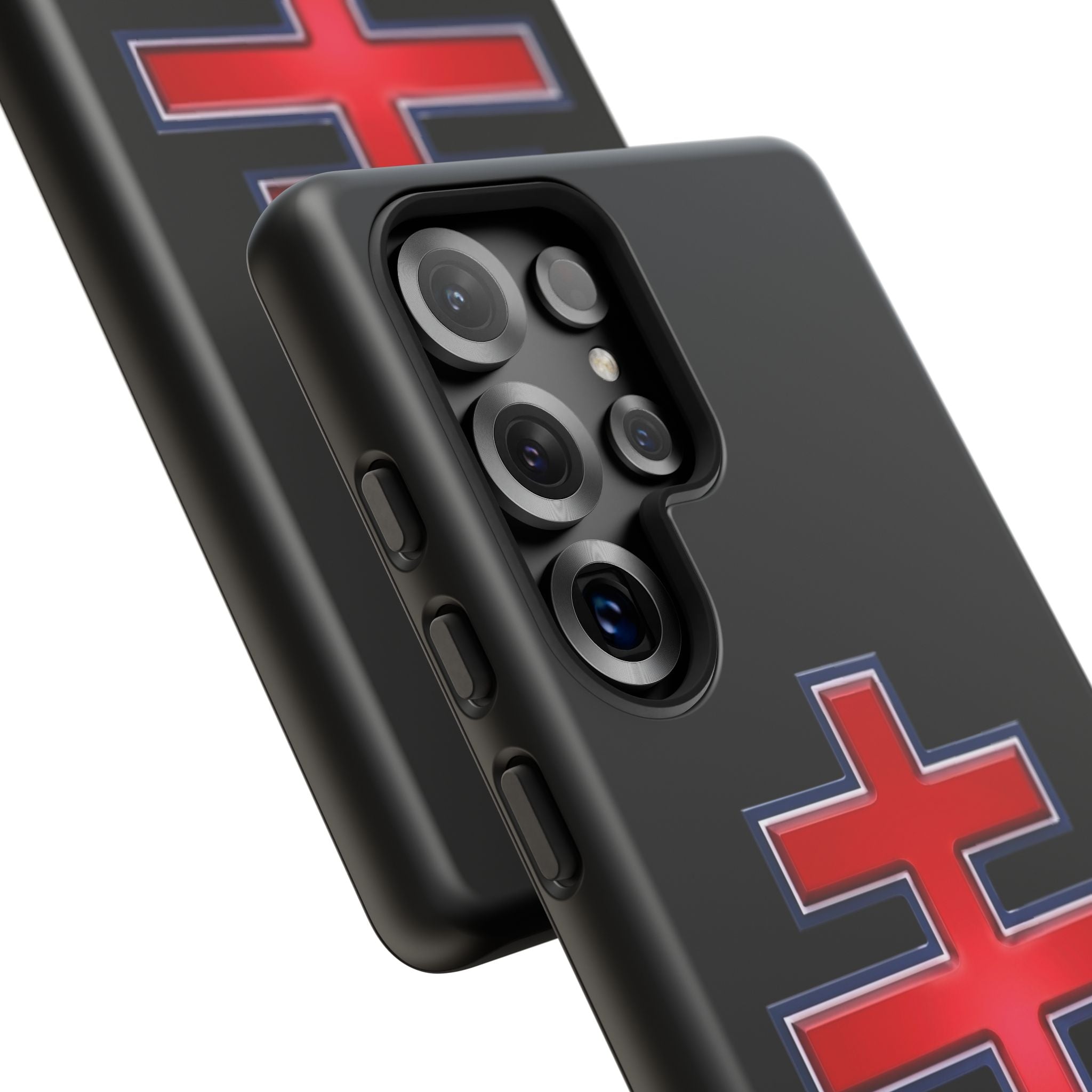 Montenegrin Orthodox Cross design on a matte phone case — additional view 9