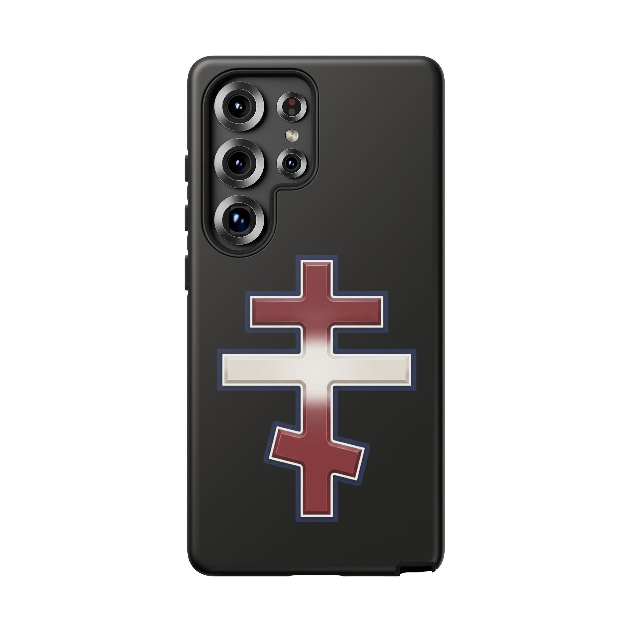 Latvian Orthodox Cross design on a matte phone case — additional view 3