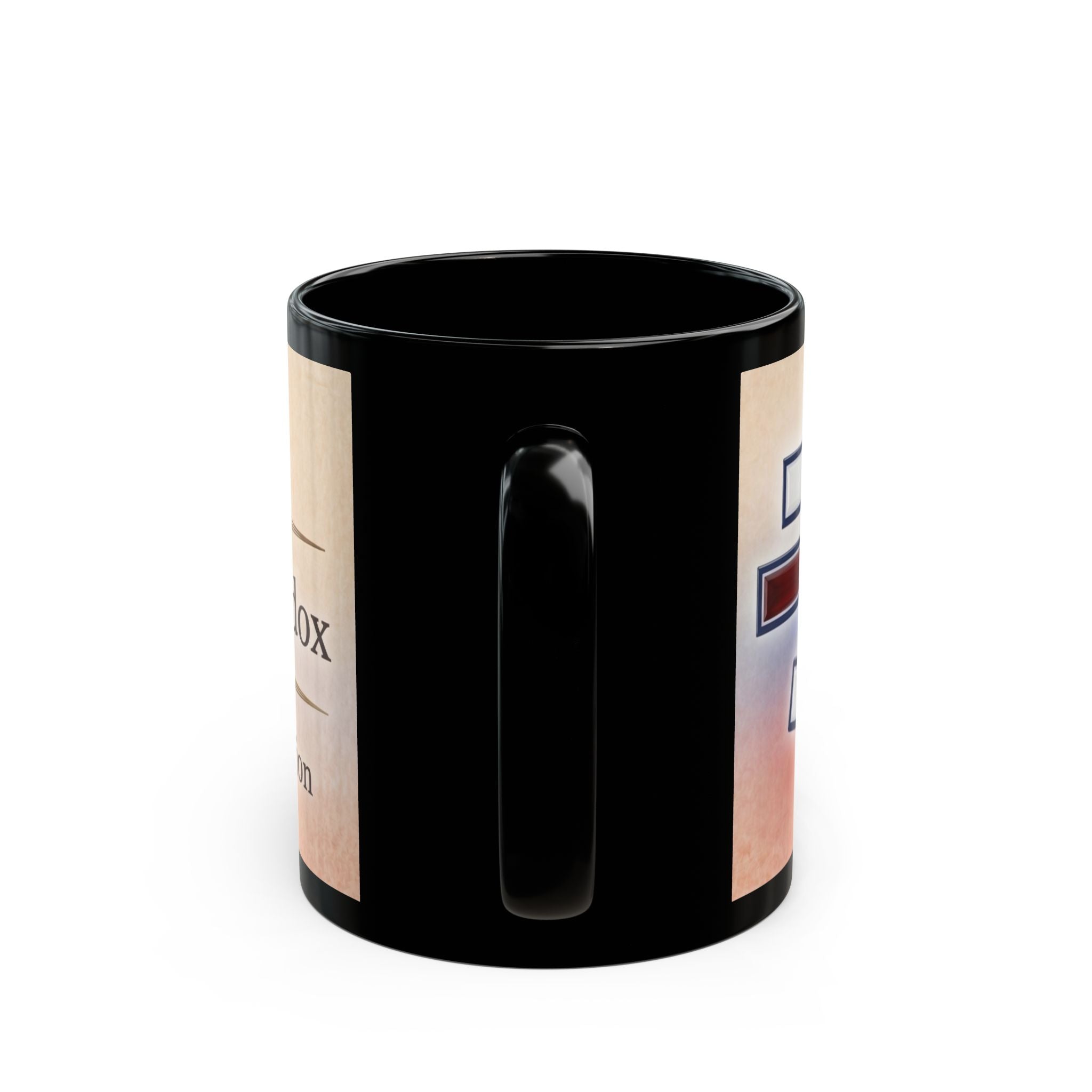 British Orthodox Christian Black Coffee Mug — Orthodox Faith Gift