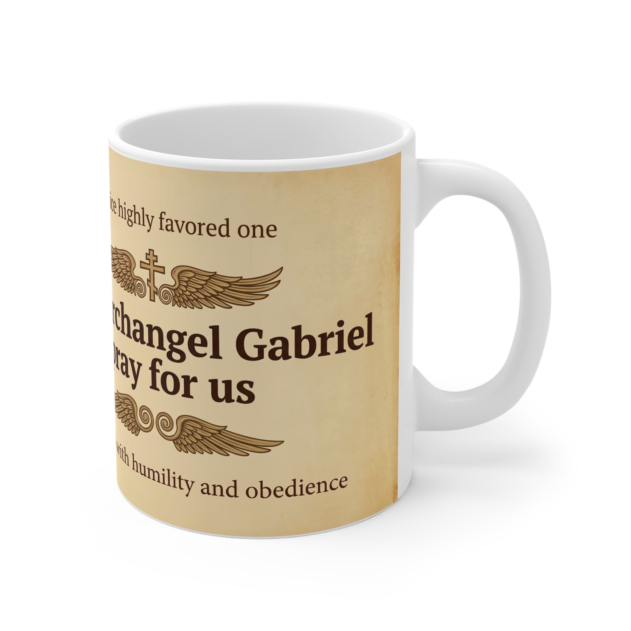 Archangel Gabriel Orthodox Christian Coffee Mug — Orthodox Mug Gift