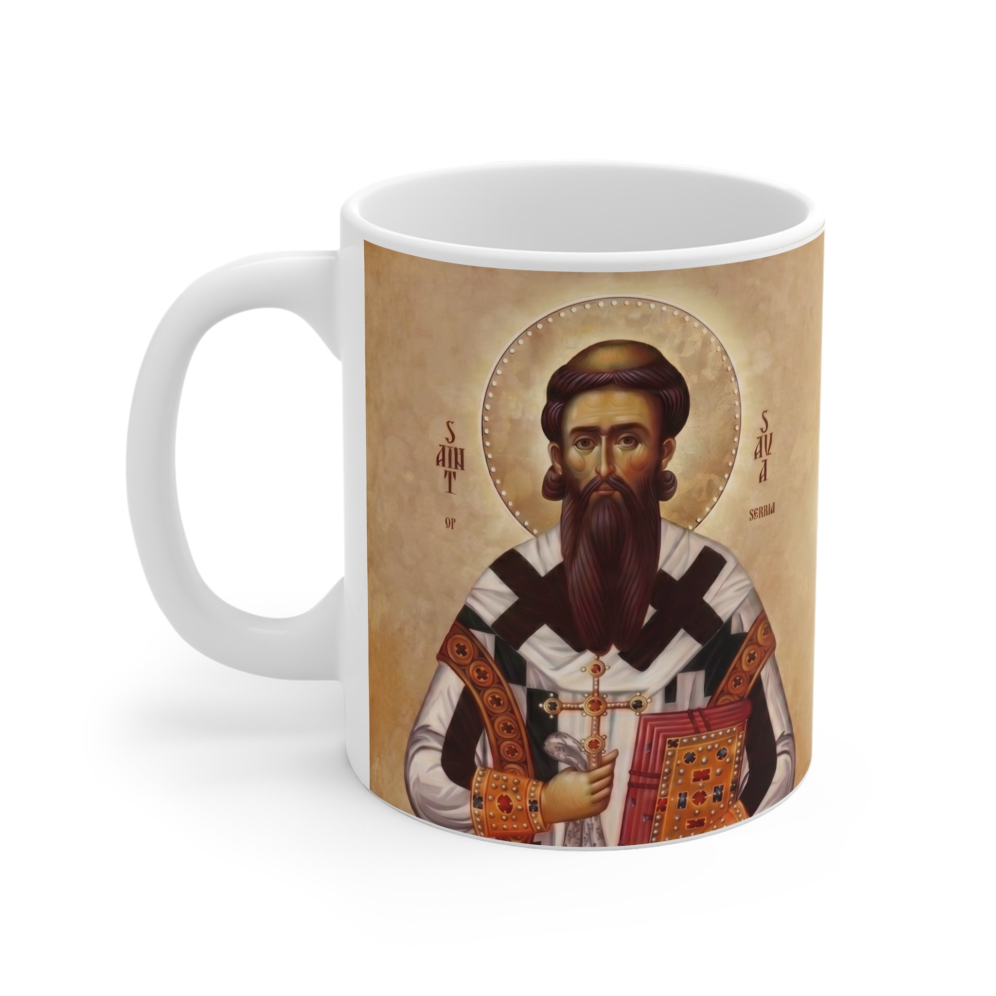 Saint Sava of Serbia Orthodox Christian Coffee Mug — Orthodox Christian Gift