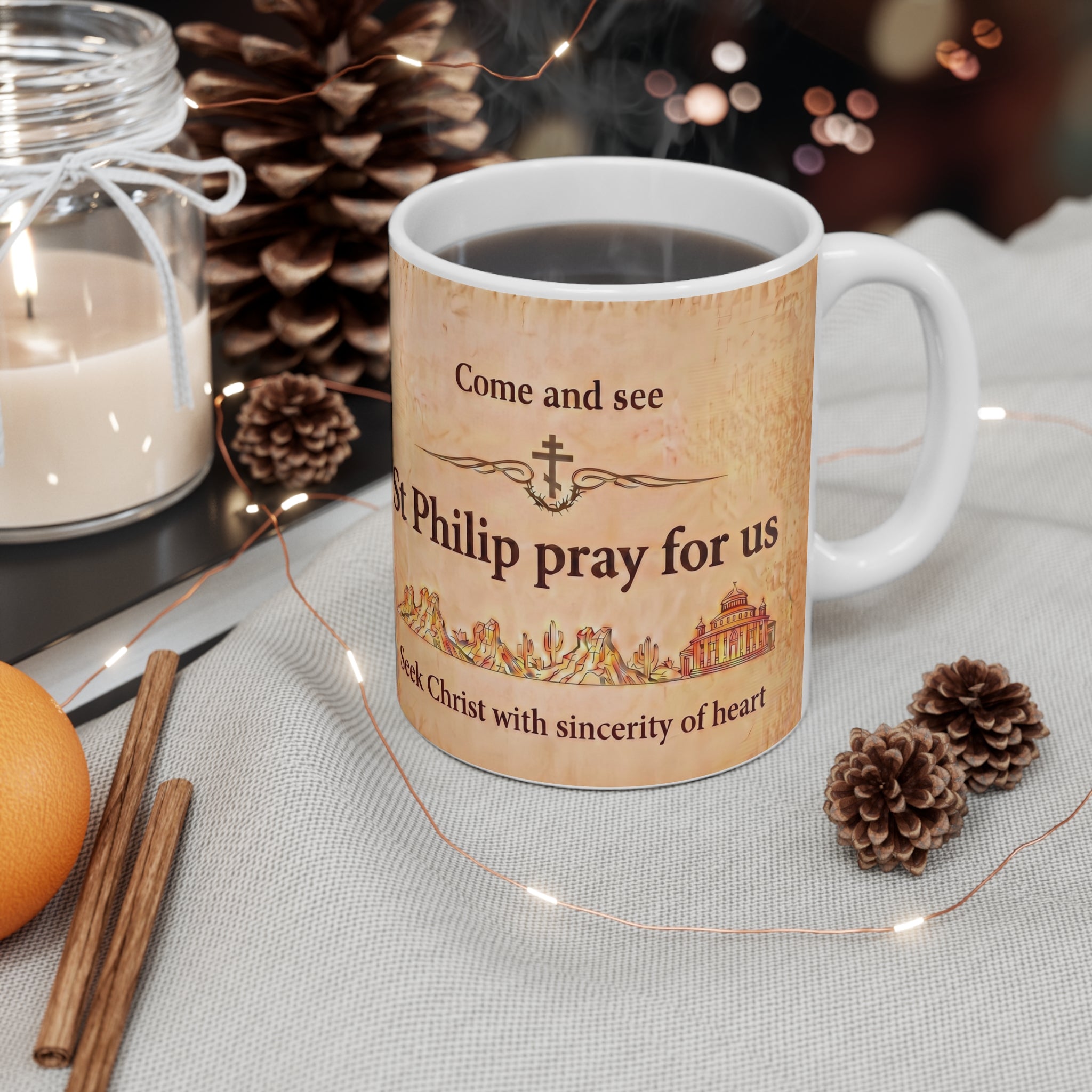 Saint Philip the Apostle Orthodox Christian Coffee Mug — Orthodox Coffee Mug