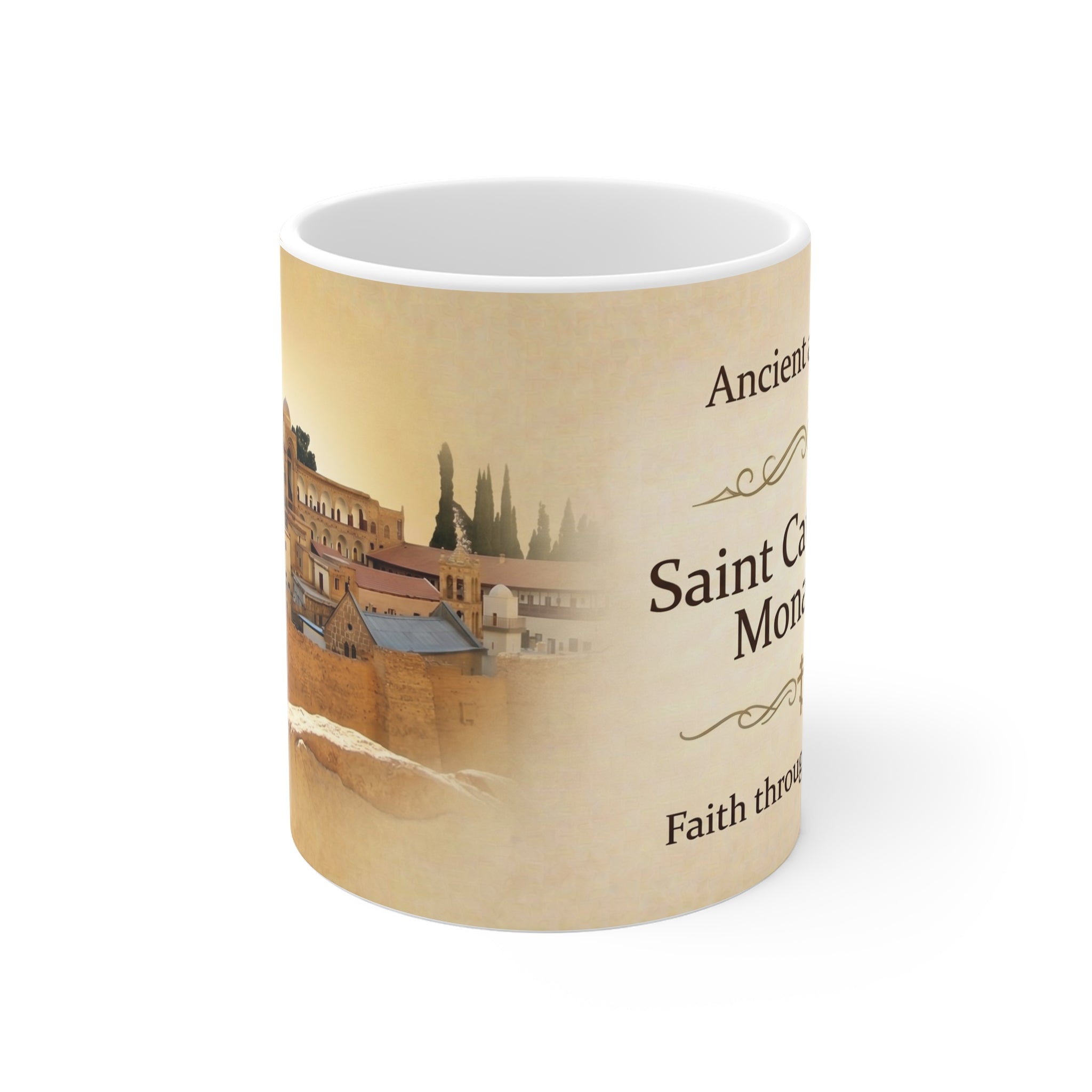 Saint Catherine's Monastery Orthodox Christian Coffee Mug — Orthodox Mug Gift