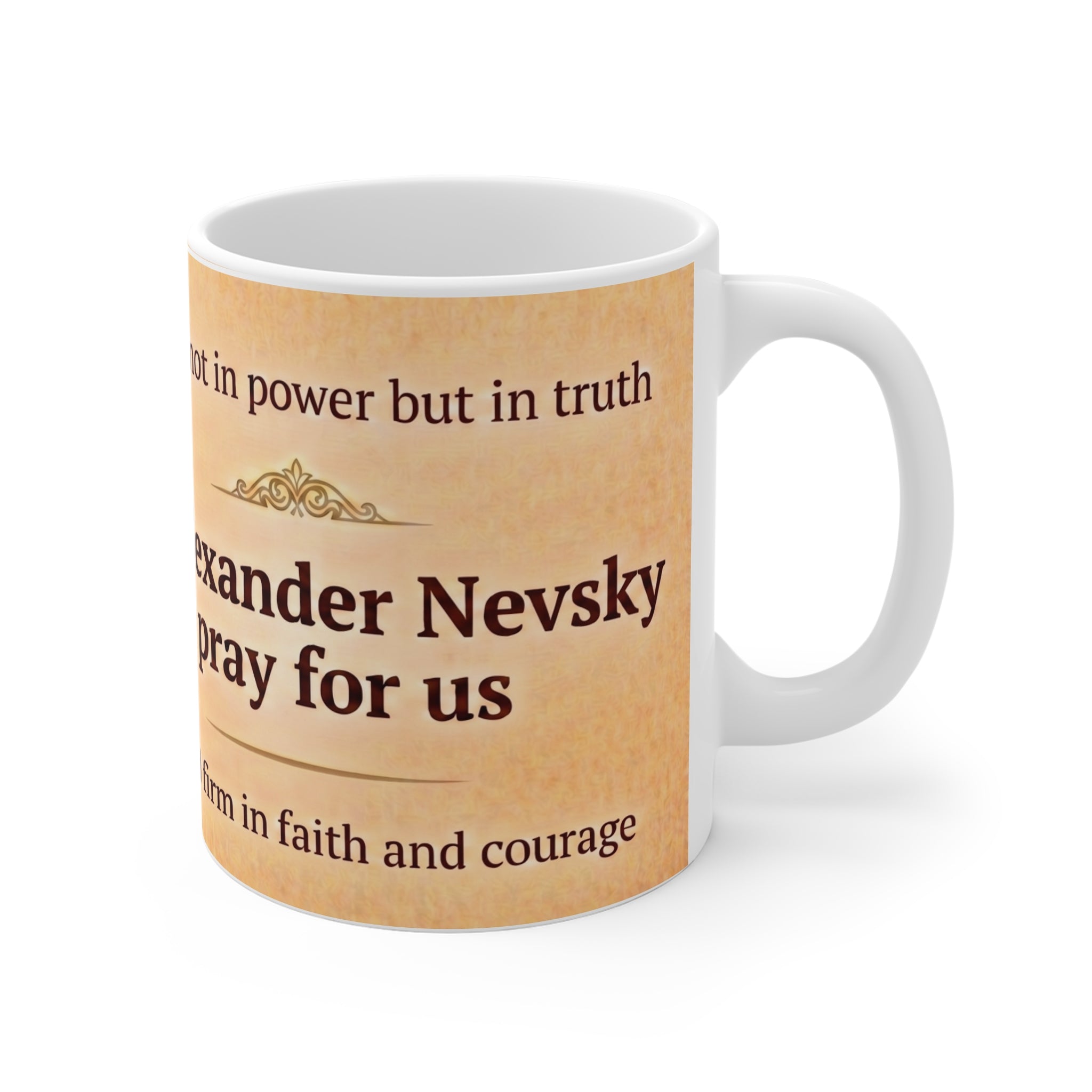 Saint Alexander Nevsky Orthodox Christian Coffee Mug — Orthodox Christian Mug