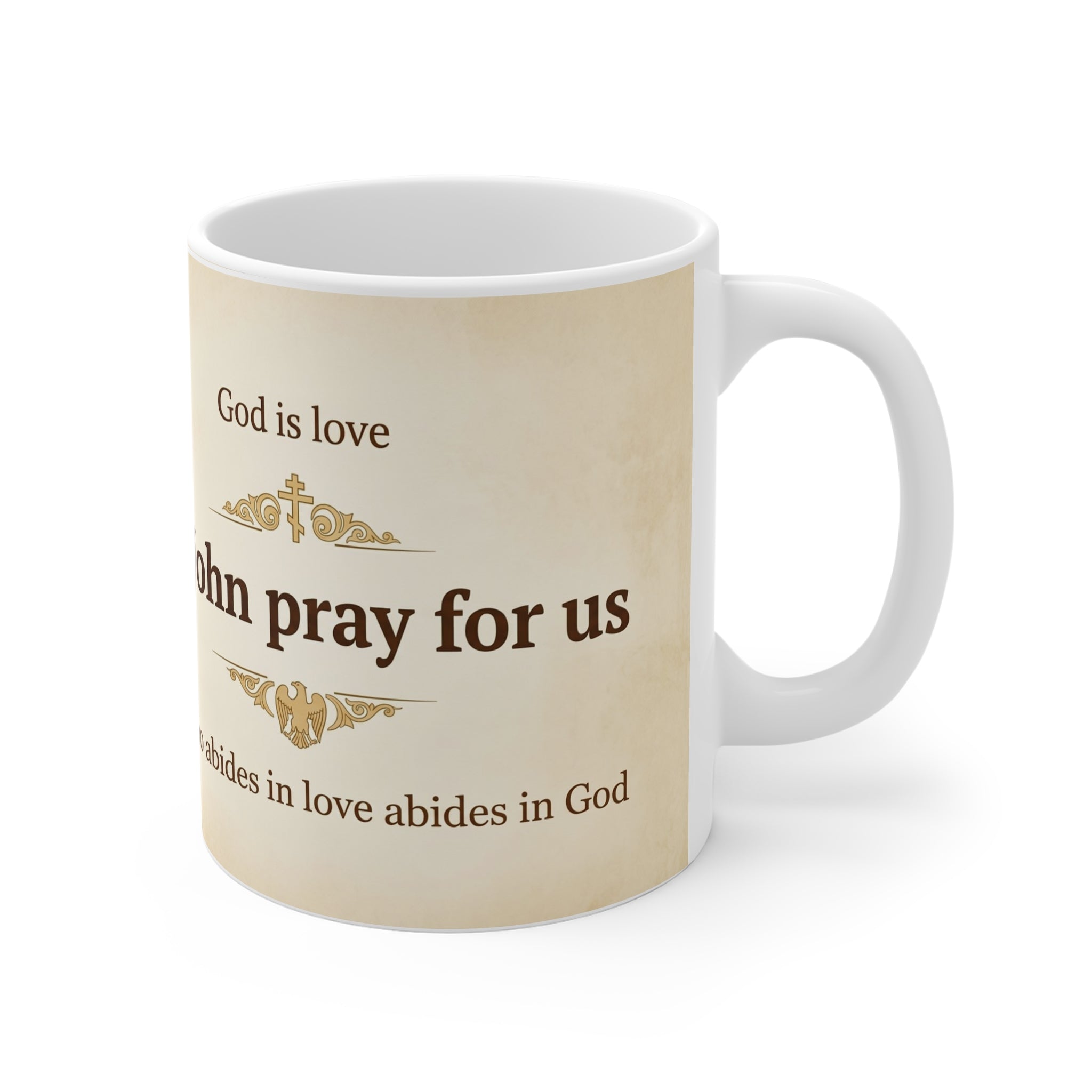 Saint John the Evangelist Orthodox Christian Coffee Mug — Orthodox Mug Gift
