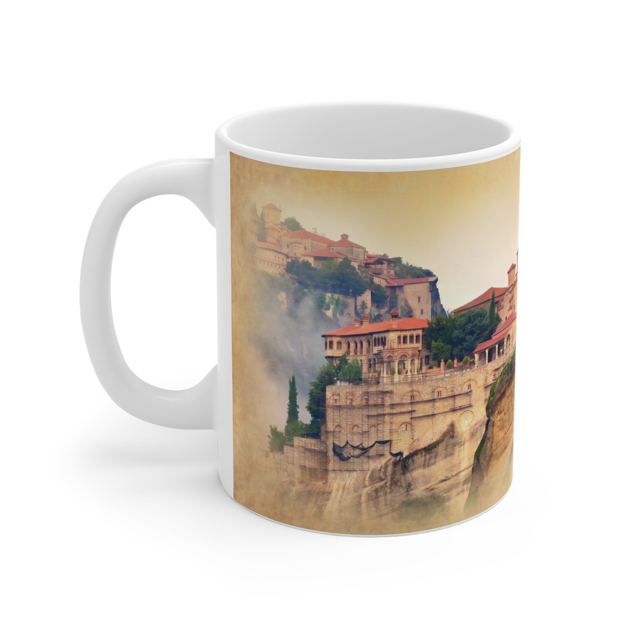 Meteora Monasteries Orthodox Christian Coffee Mug — Orthodox Christian Gift