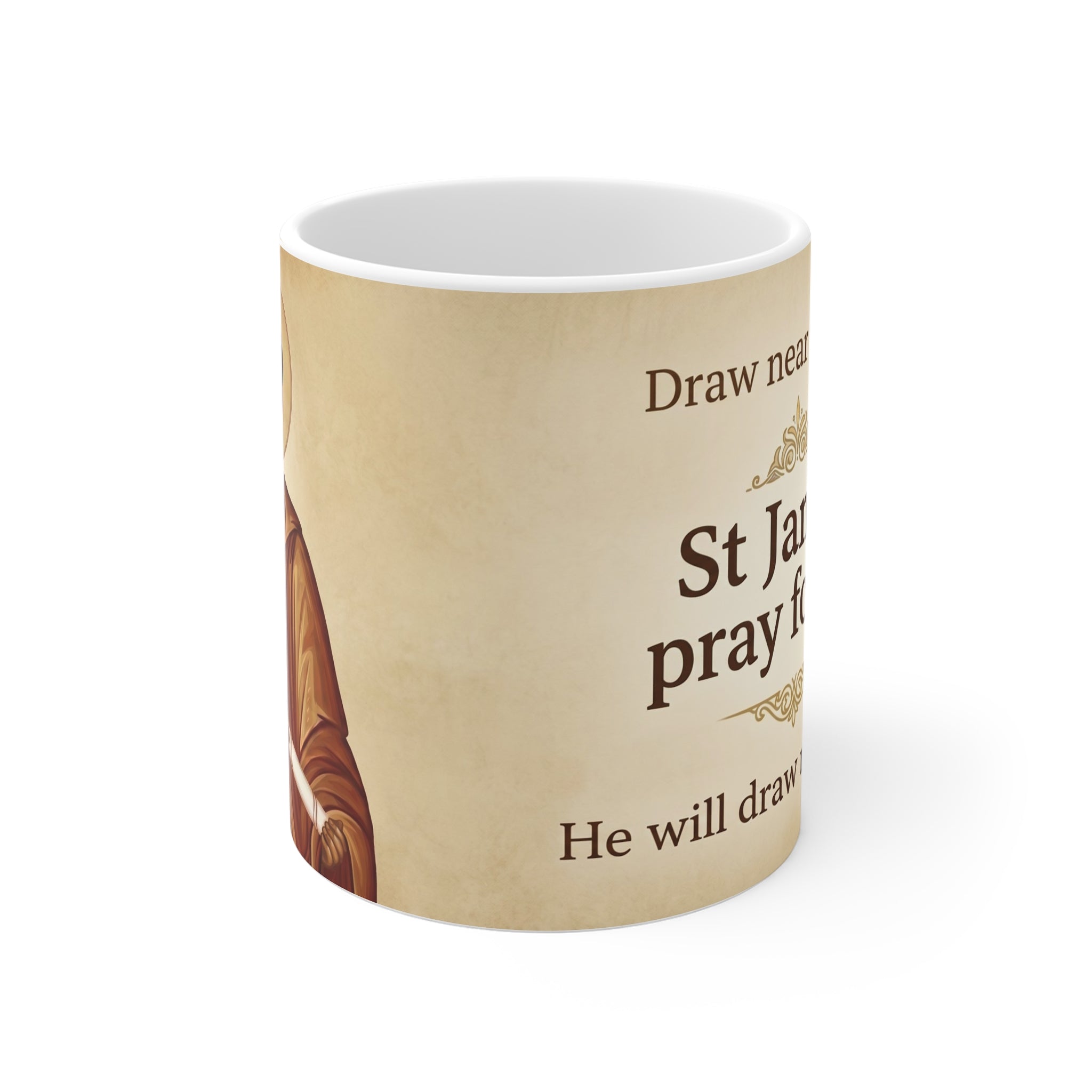 Saint James Son of Alphaeus Orthodox Christian Coffee Mug — Orthodox Mug Gift