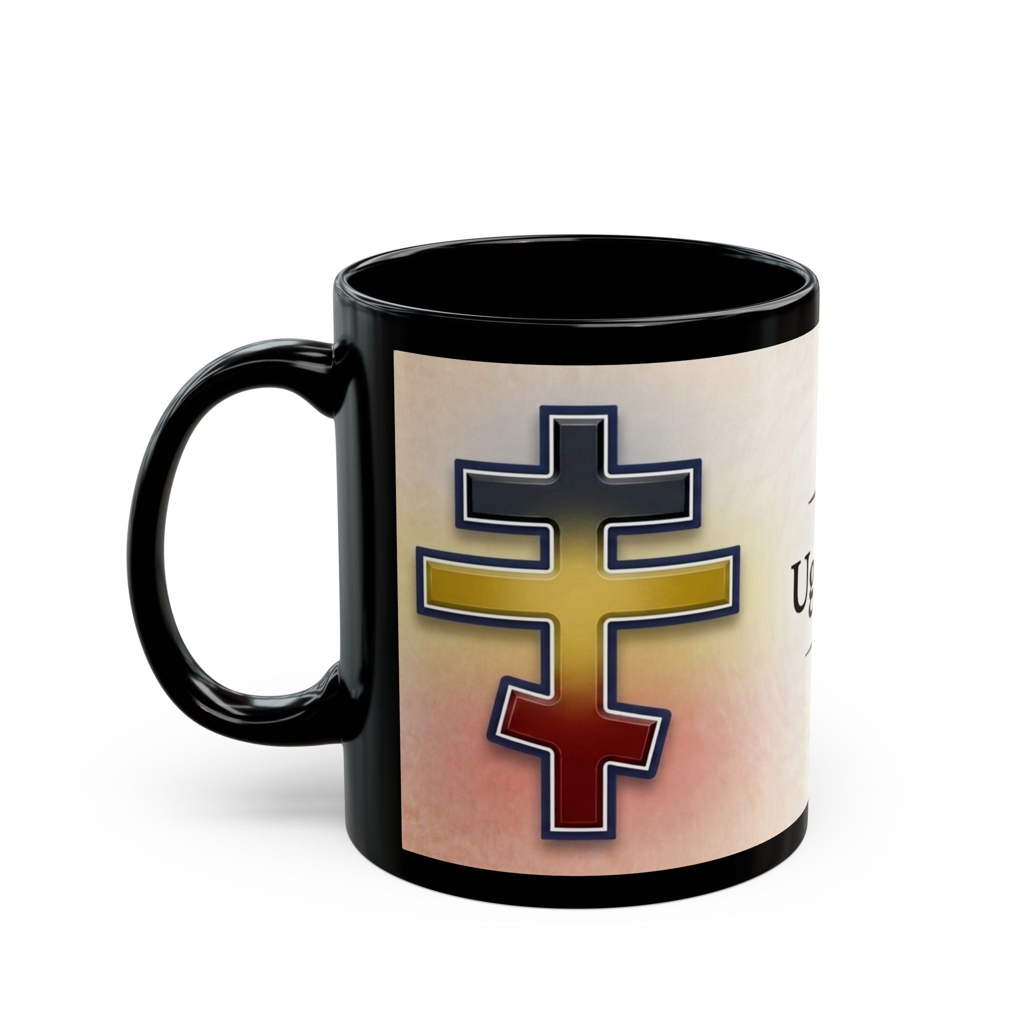 Ugandan Orthodox Christian Black Coffee Mug — Orthodox Christian Gift