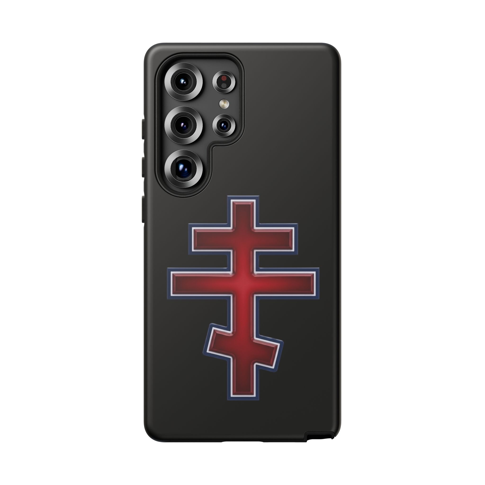 Albanian Orthodox Cross design on a matte phone case — additional view 3