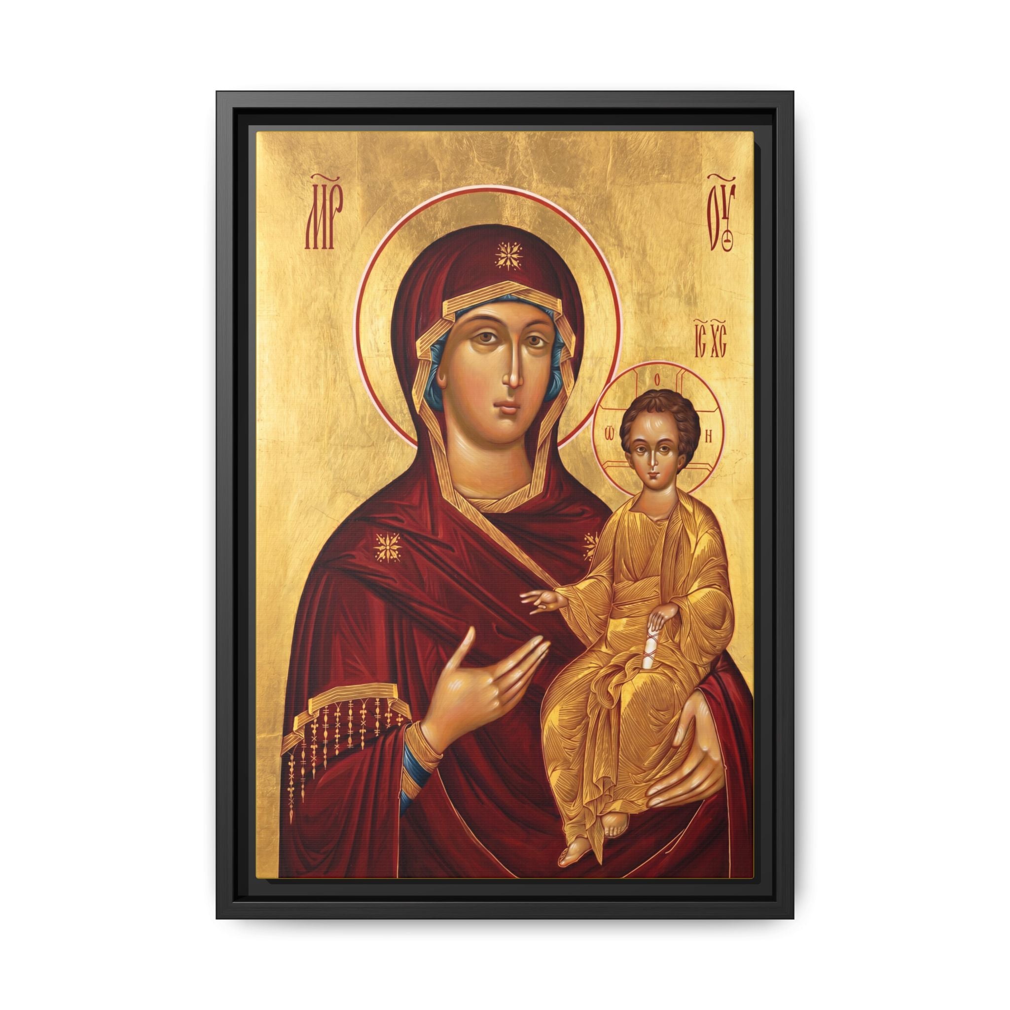Theotokos of Smolensk Framed Canvas Icon