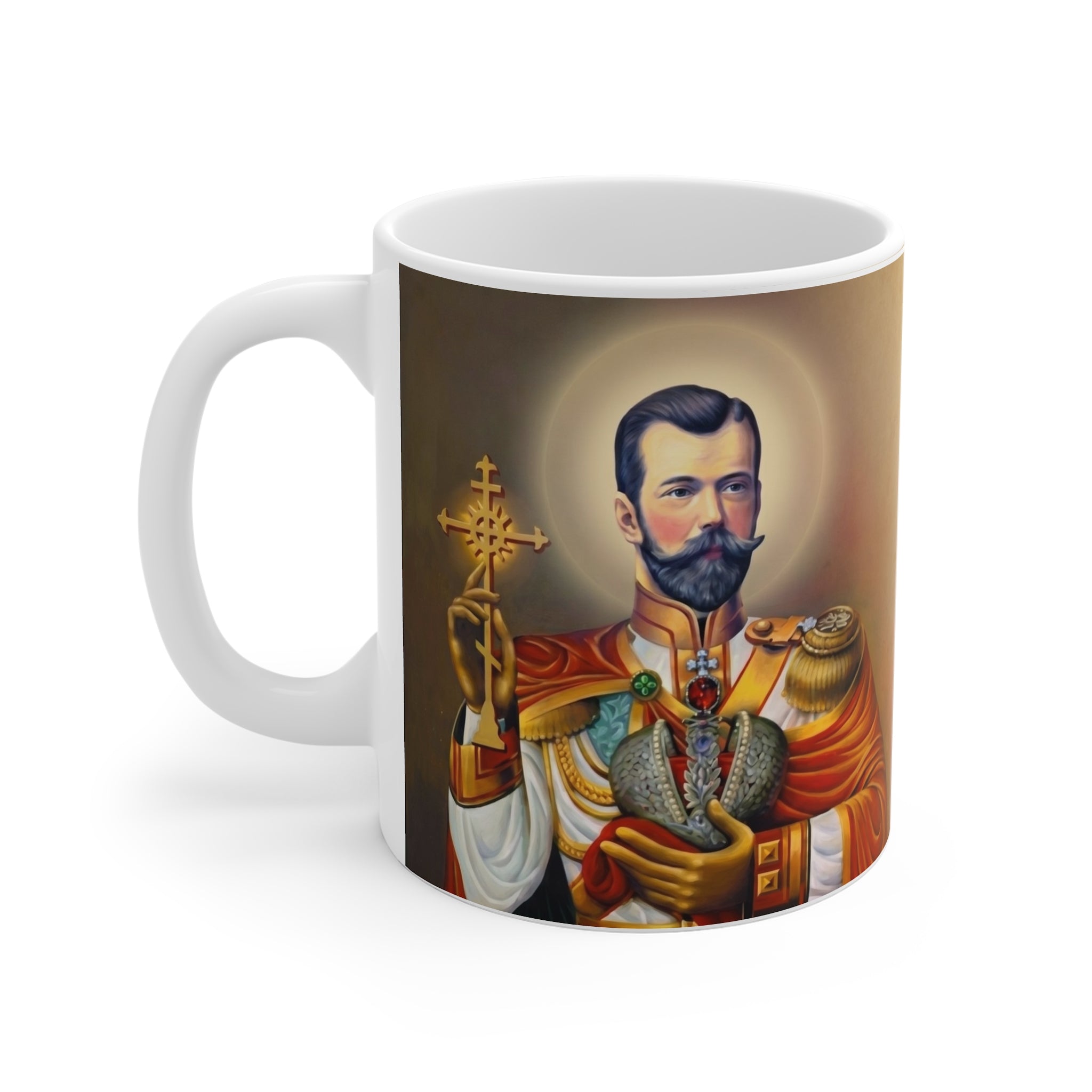 Saint Tsar Nicholas II Orthodox Christian Coffee Mug — Orthodox Christian Gift