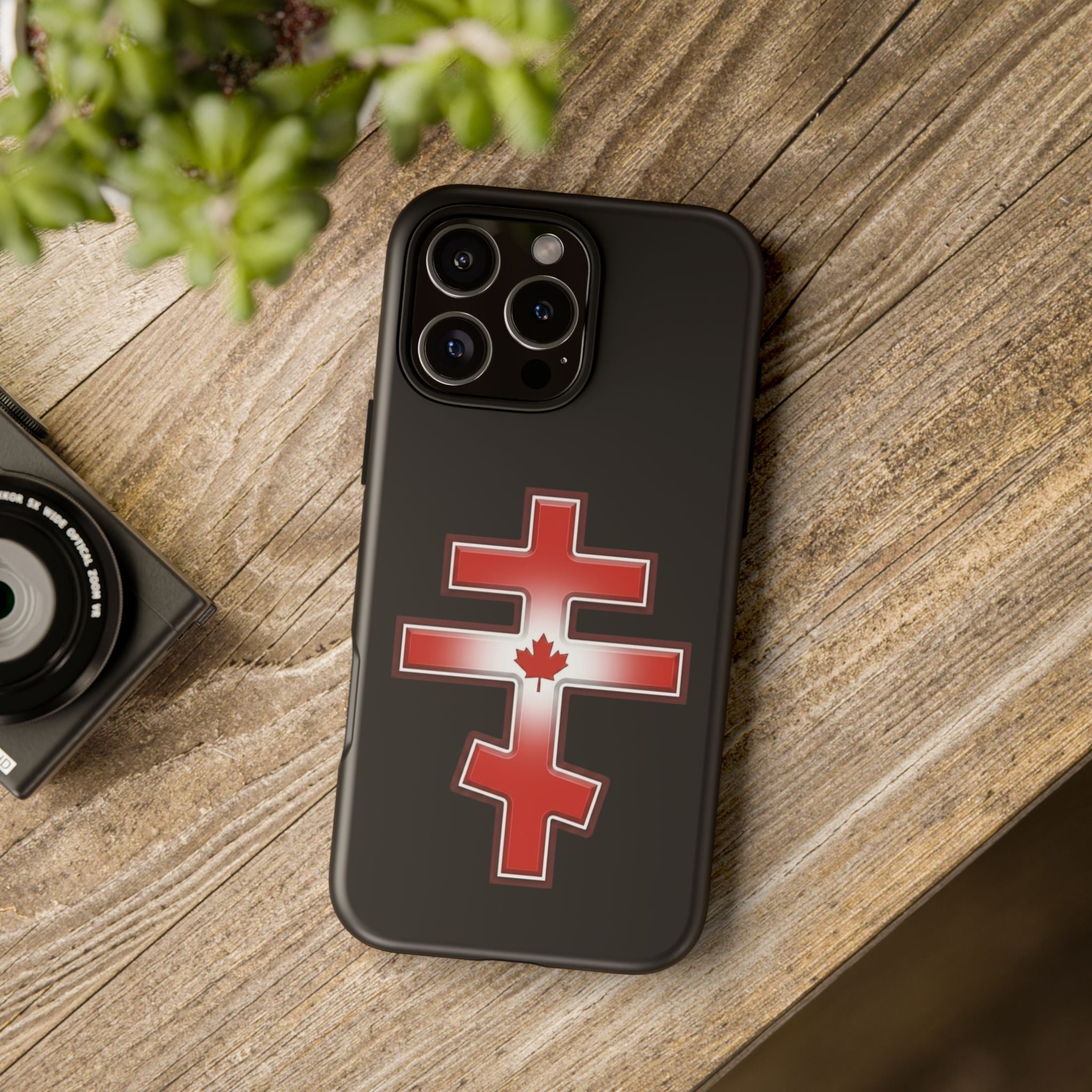 Canadian Orthodox Cross design on a matte phone case — additional view 6