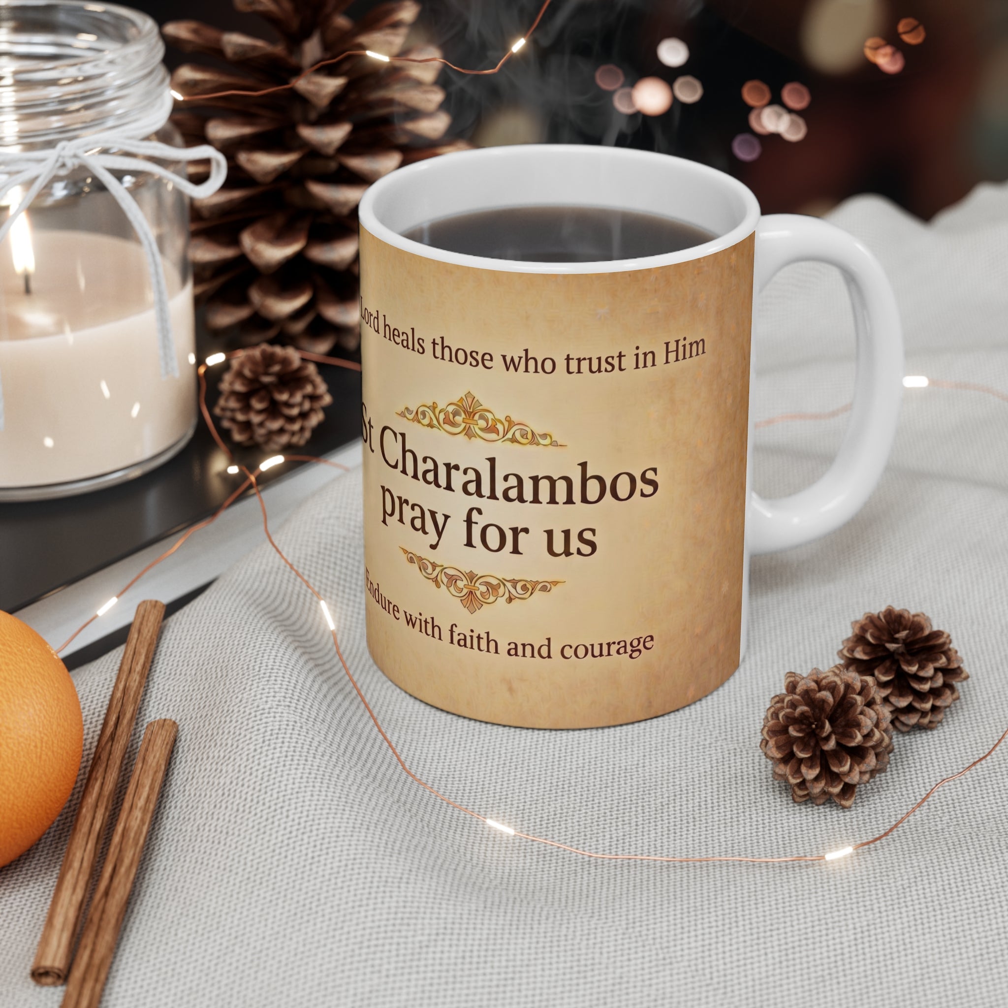 Saint Charalambos Orthodox Christian Coffee Mug — Orthodox Coffee Mug