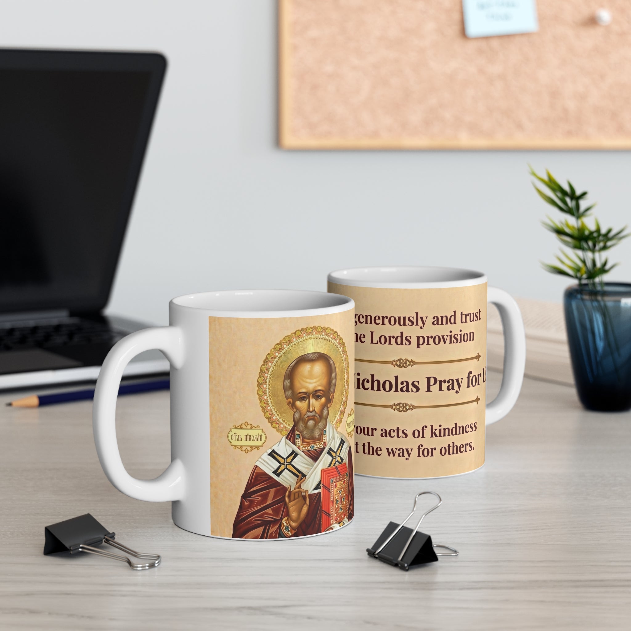 Saint Nicholas Orthodox Christian Coffee Mug — Christian Gift Idea