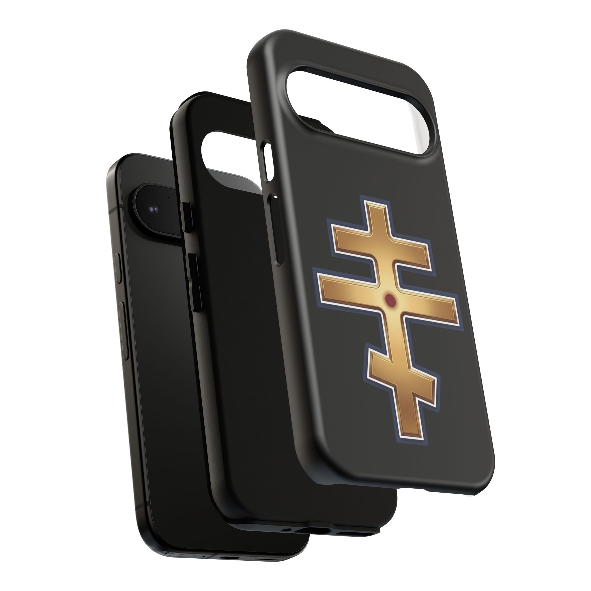 Jerusalem Orthodox Cross design on a matte phone case — additional view 8