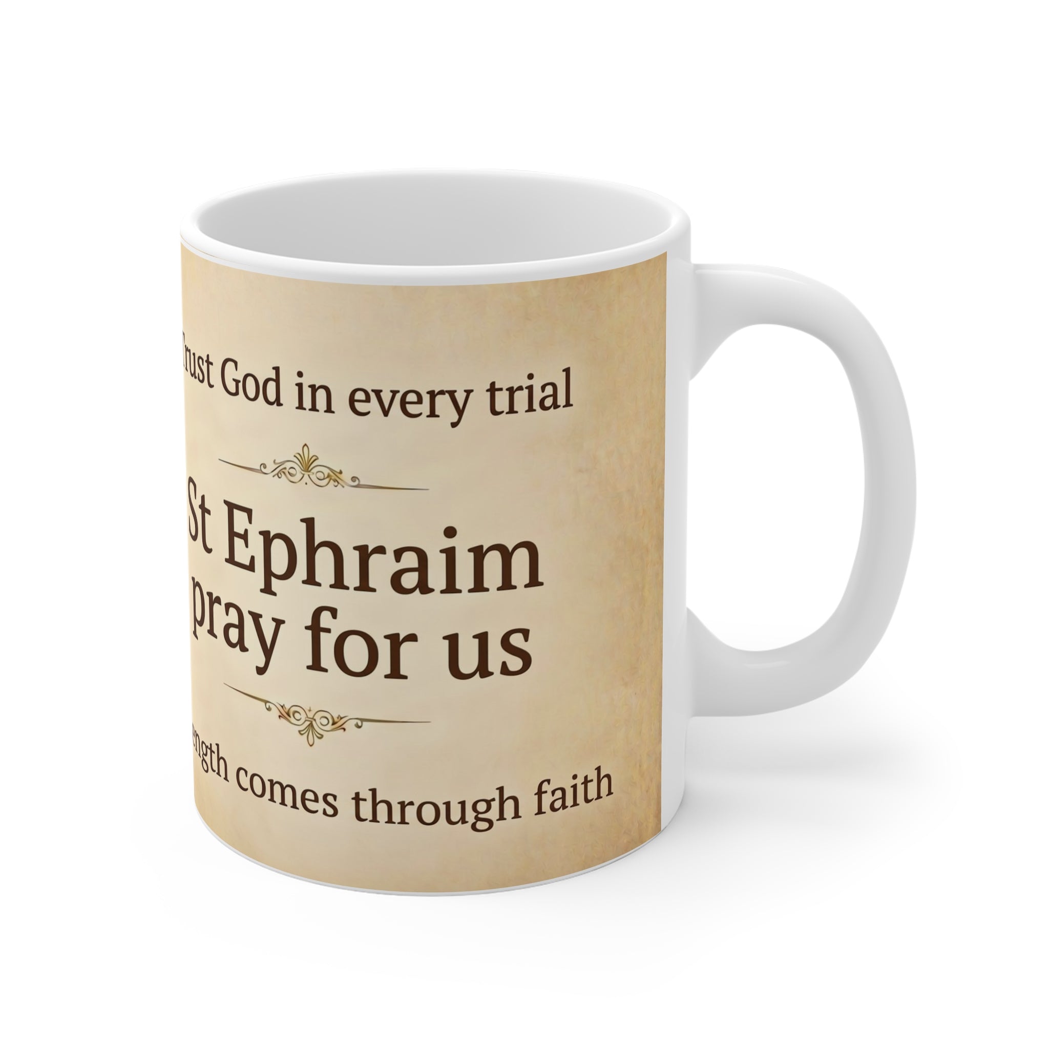 Saint Ephraim of Nea Makri Orthodox Christian Coffee Mug — Orthodox Christian Mug