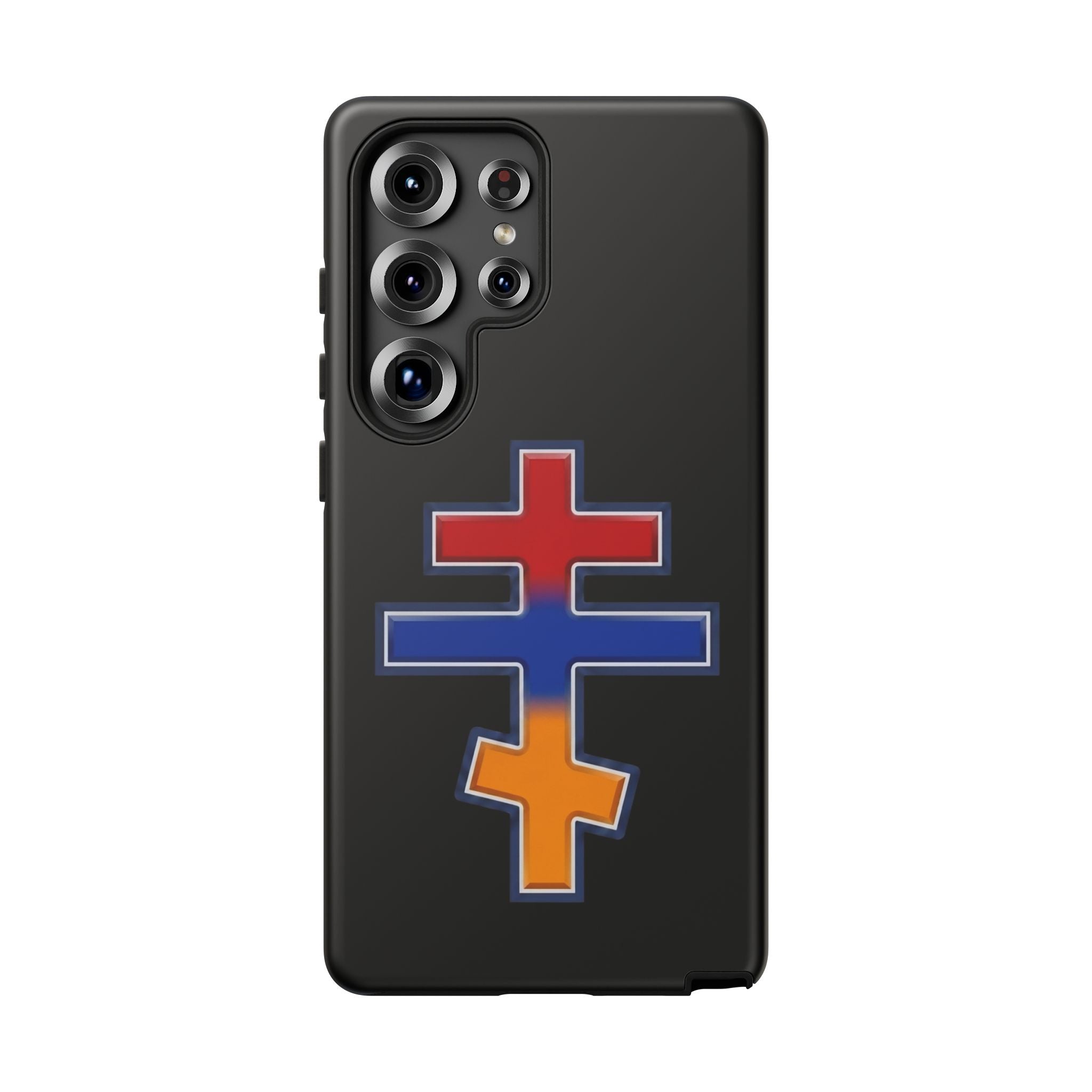 Armenian Orthodox Cross design on a matte phone case — additional view 3