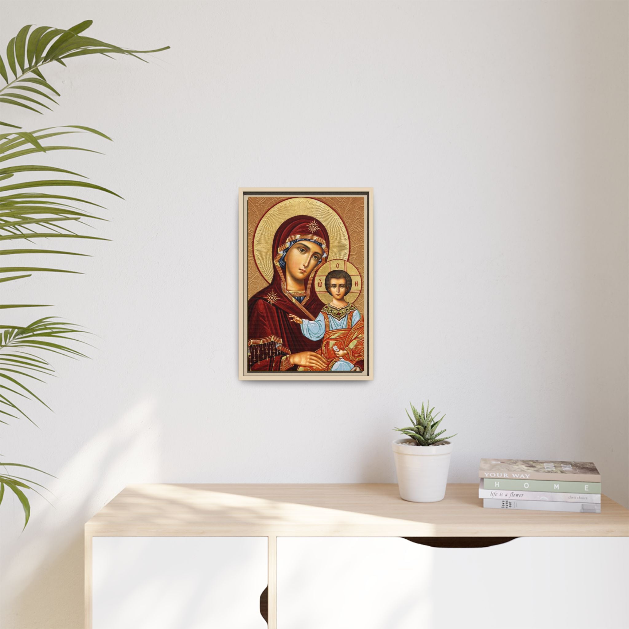 Theotokos of Kazan Framed Canvas Icon