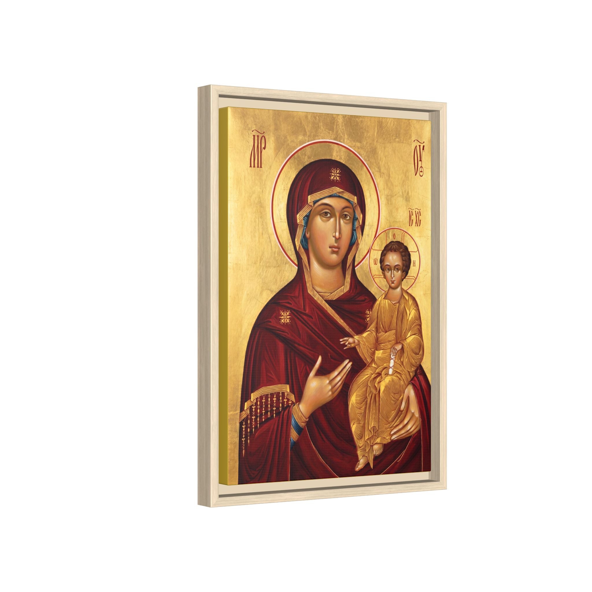 Theotokos of Smolensk Framed Canvas Icon
